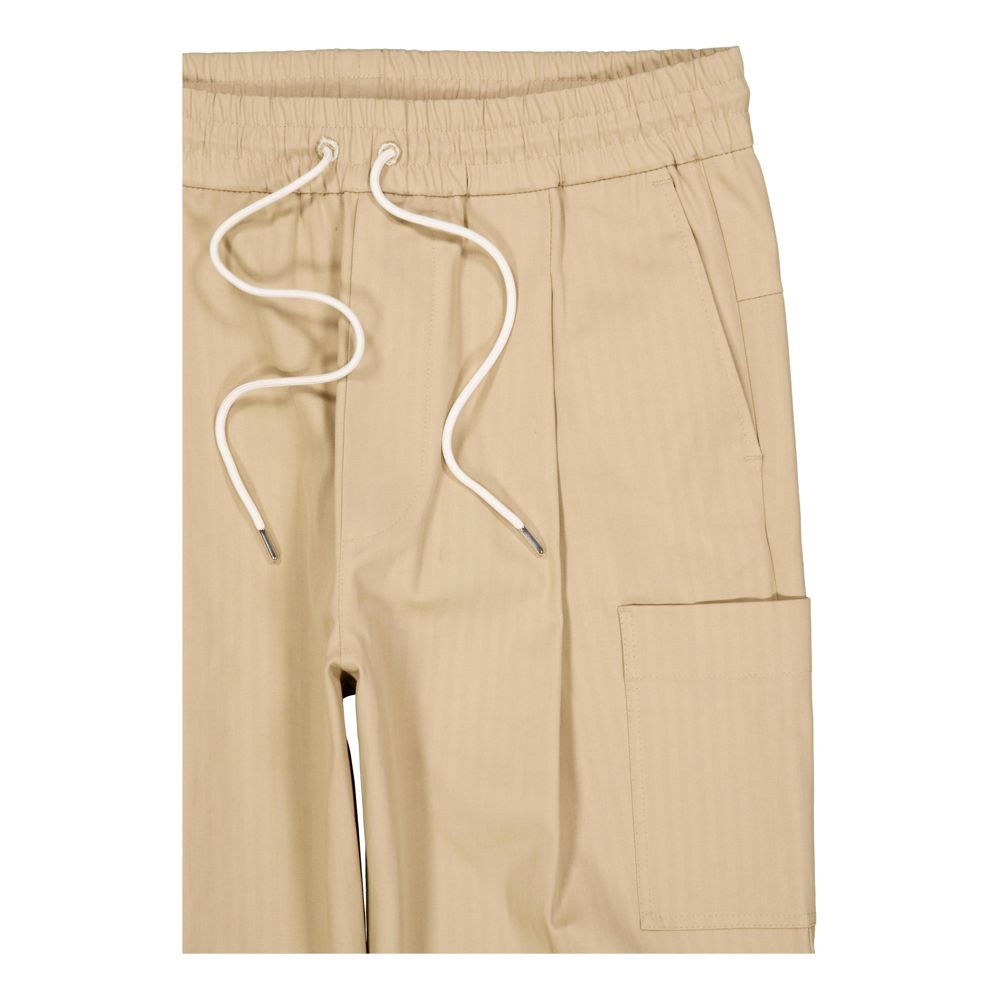 Drôle de Monsieur Le Pantalon Cropped Cargo Dark Beige