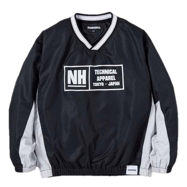 Neighborhood Pullover Game Shirt Ls Black