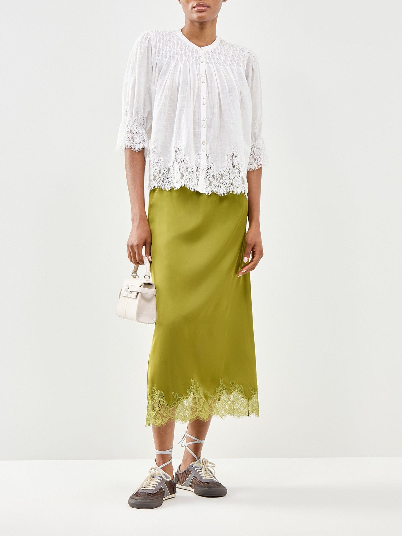 Rixo Erika Blouse White