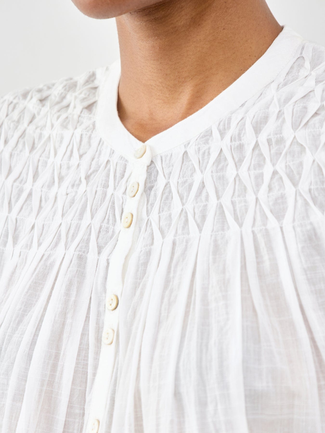 Rixo Erika Blouse White