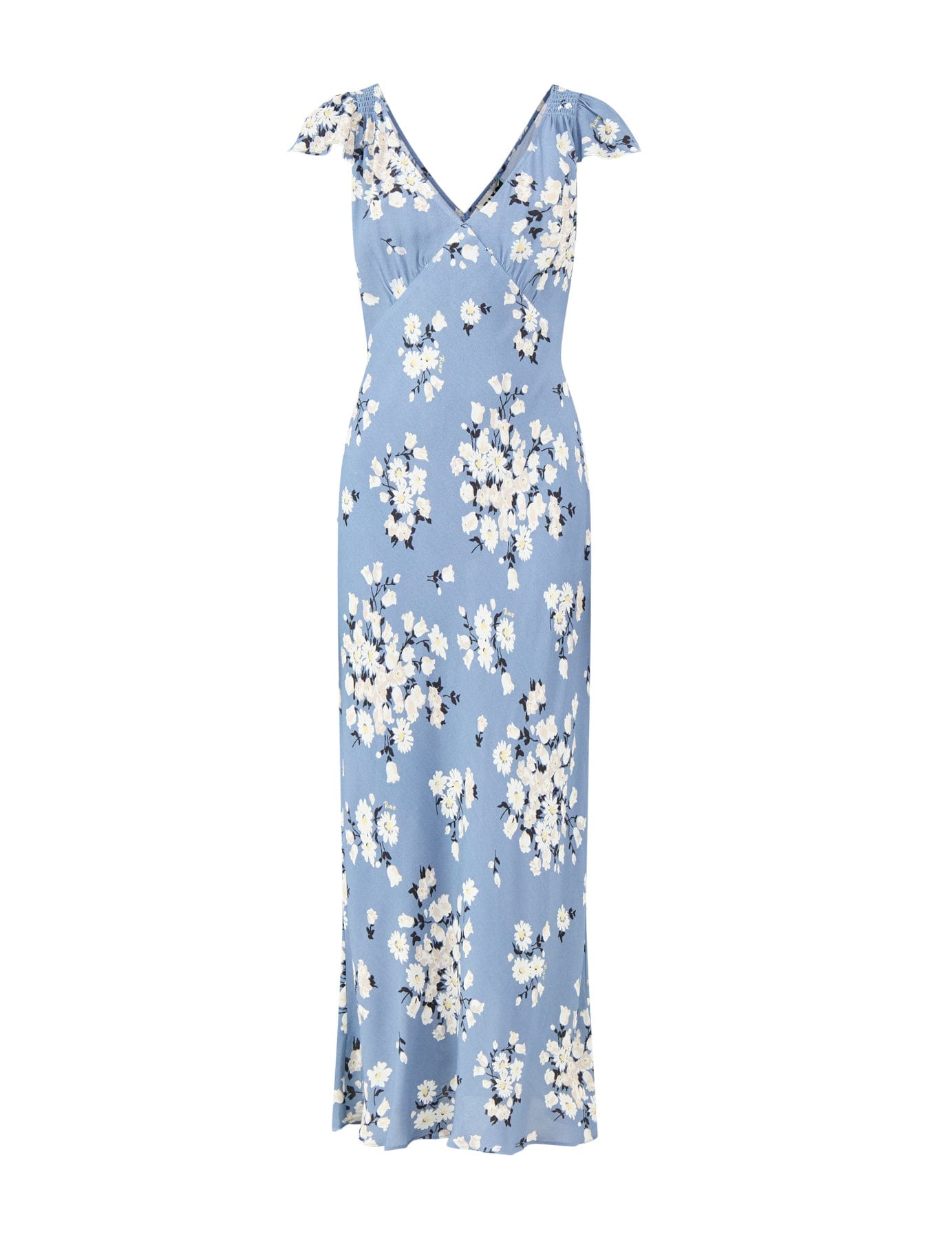 Rixo The Cathy Dress Amelia Bouquet Blue
