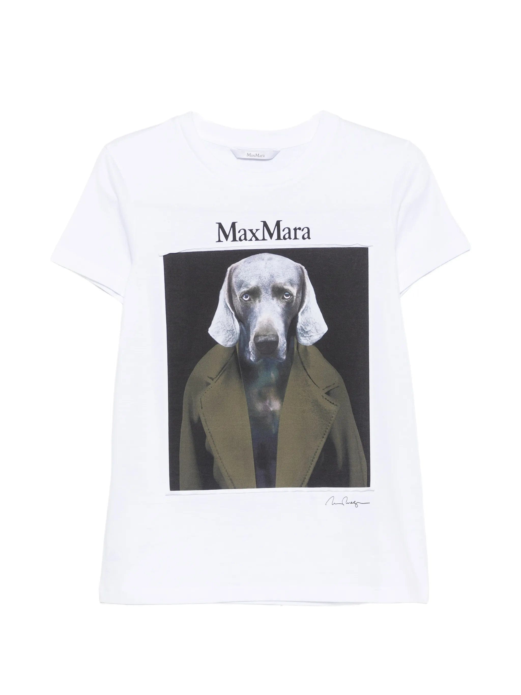 Max Mara Calca print - detail short - sleeve T - shirt