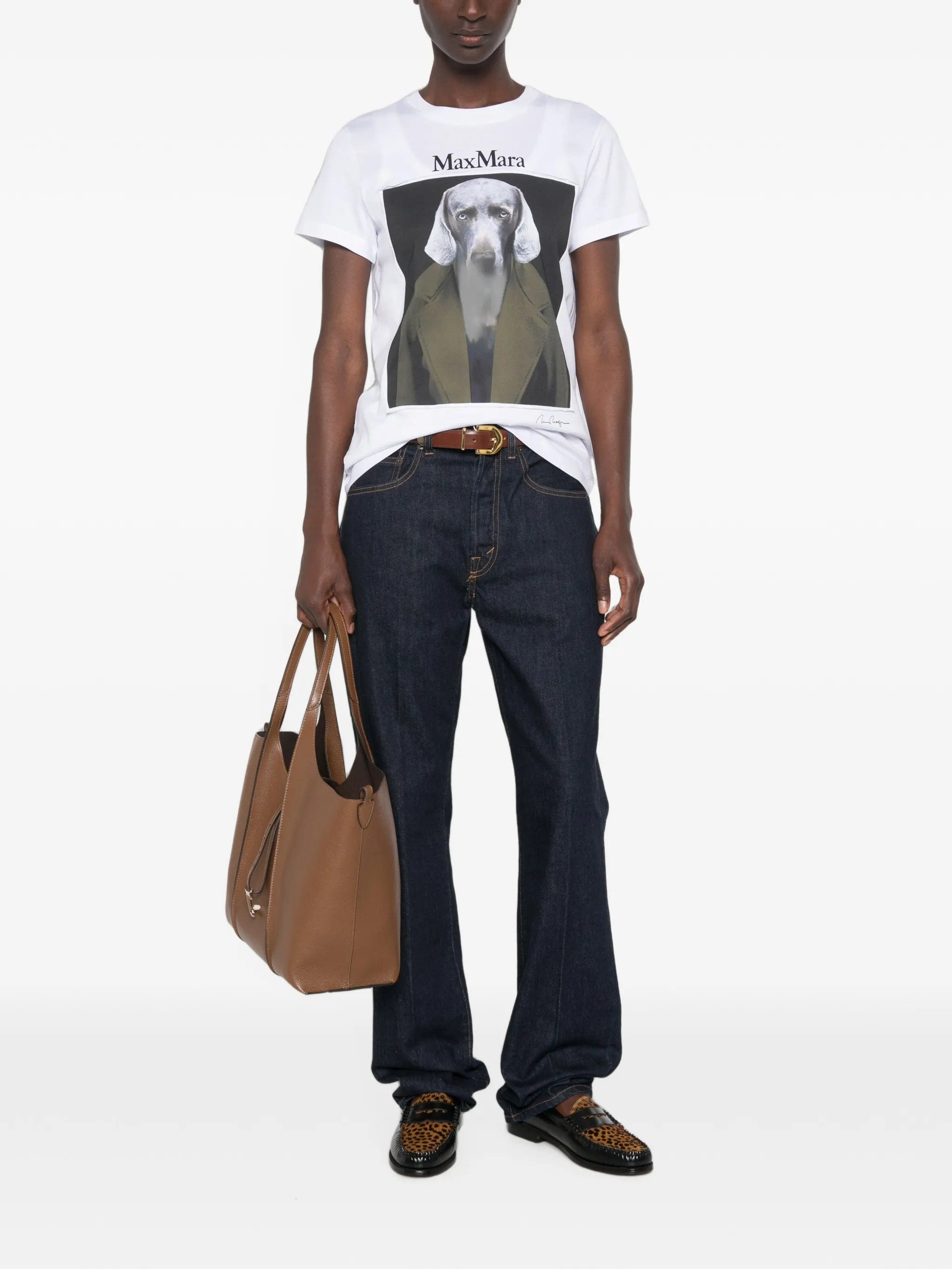 Max Mara Calca print - detail short - sleeve T - shirt