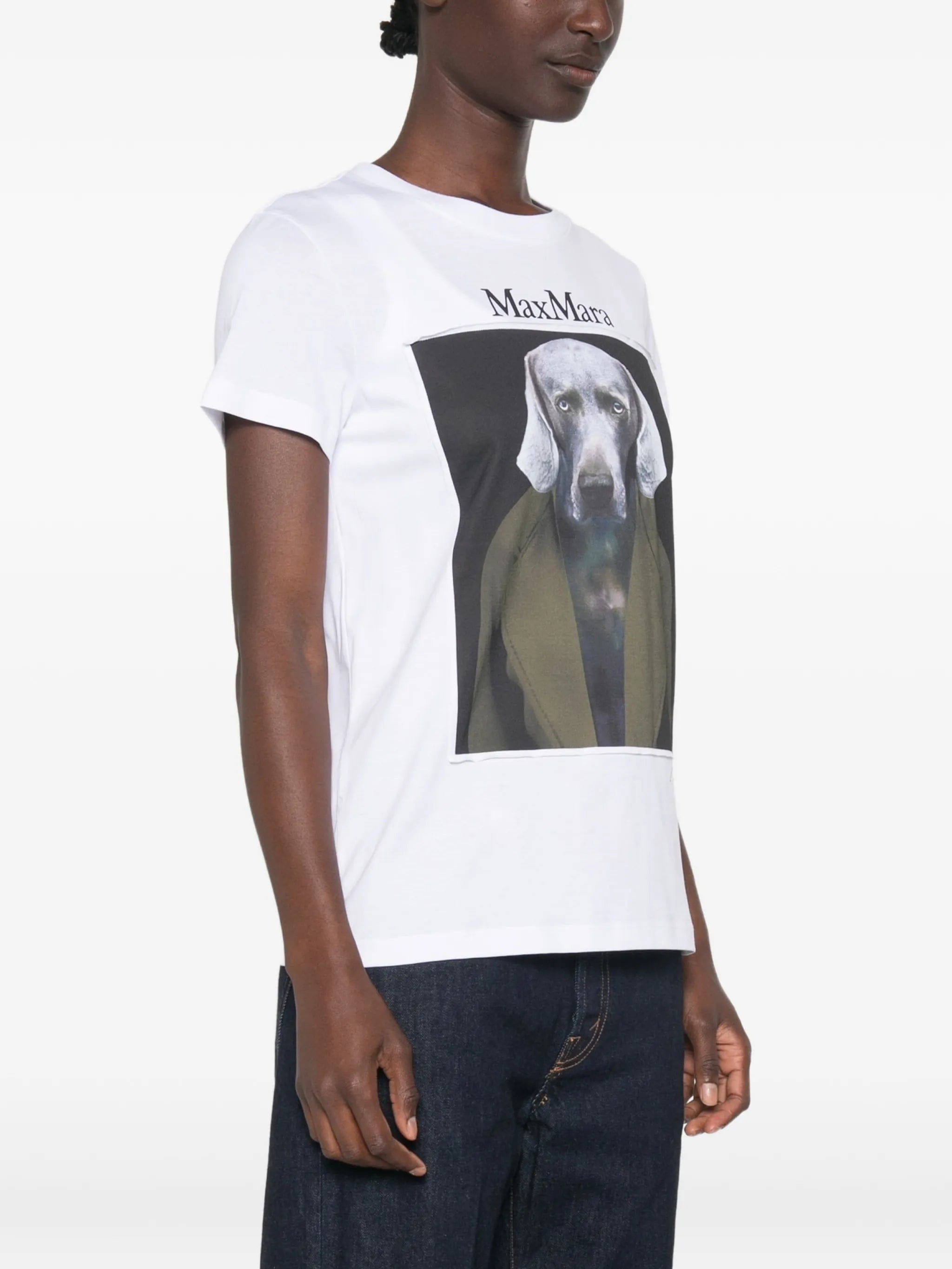 Max Mara Calca print - detail short - sleeve T - shirt