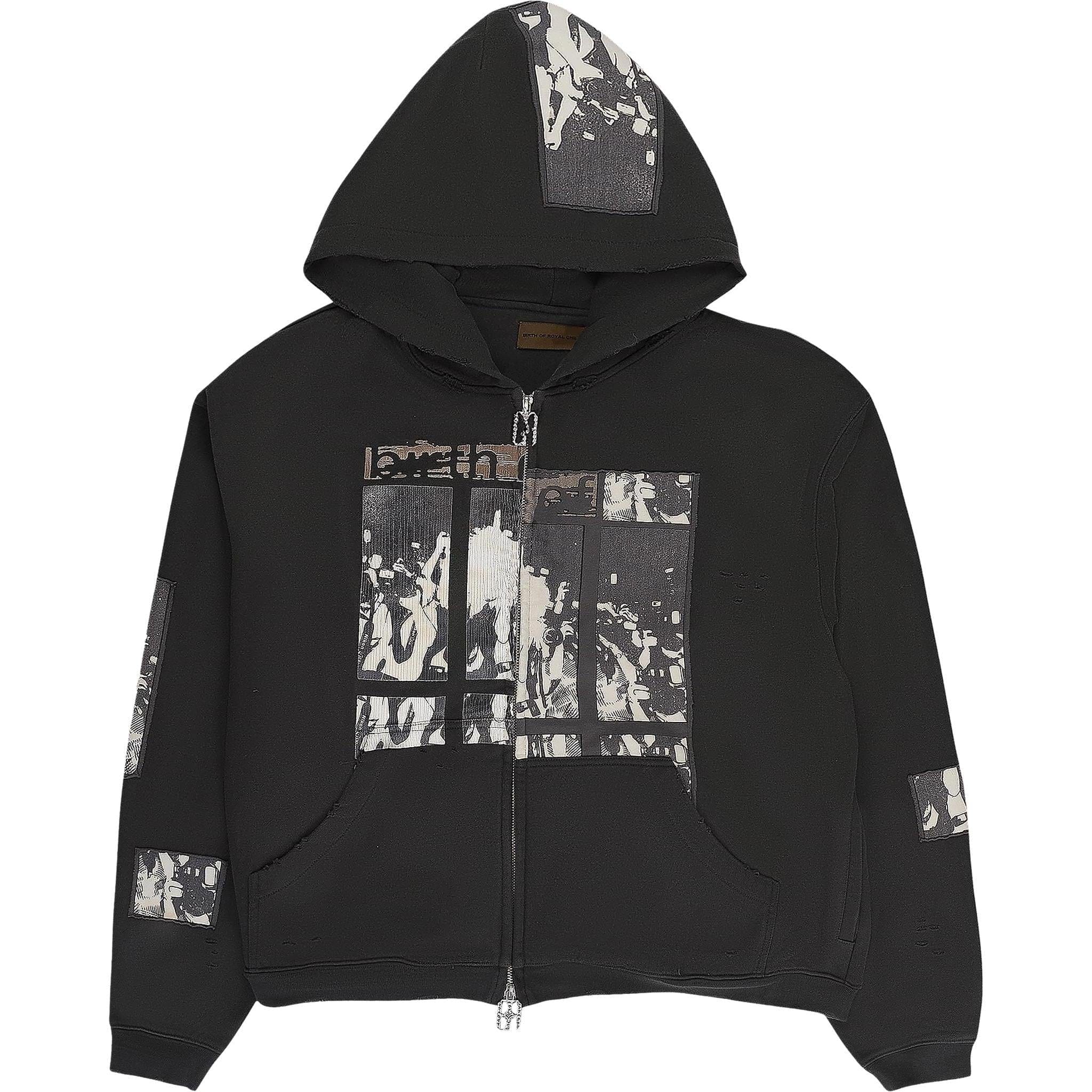 Birth Of Royal Child Flashlight Hoodie Grey
