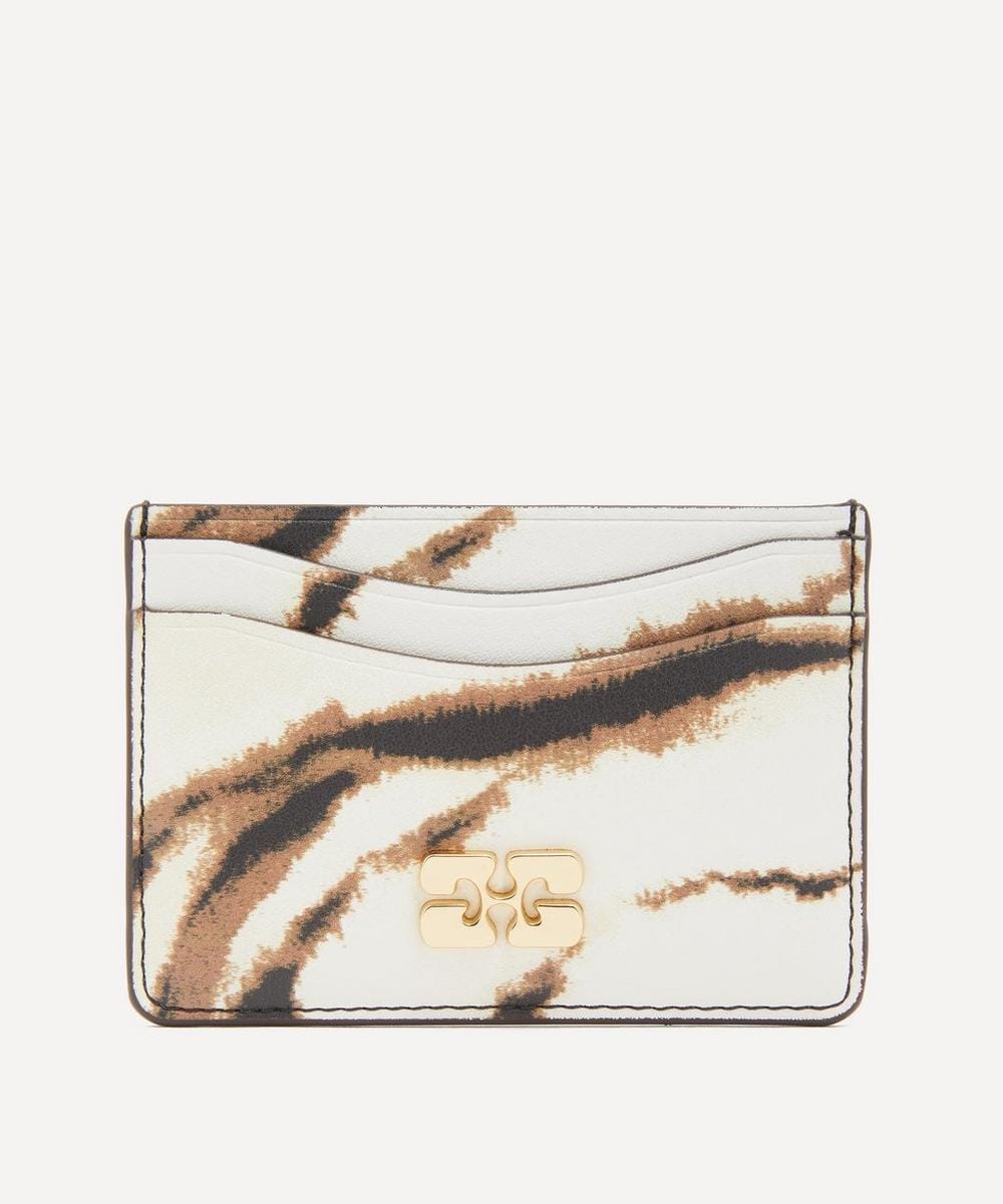 Ganni Bou Zebra Card Holder