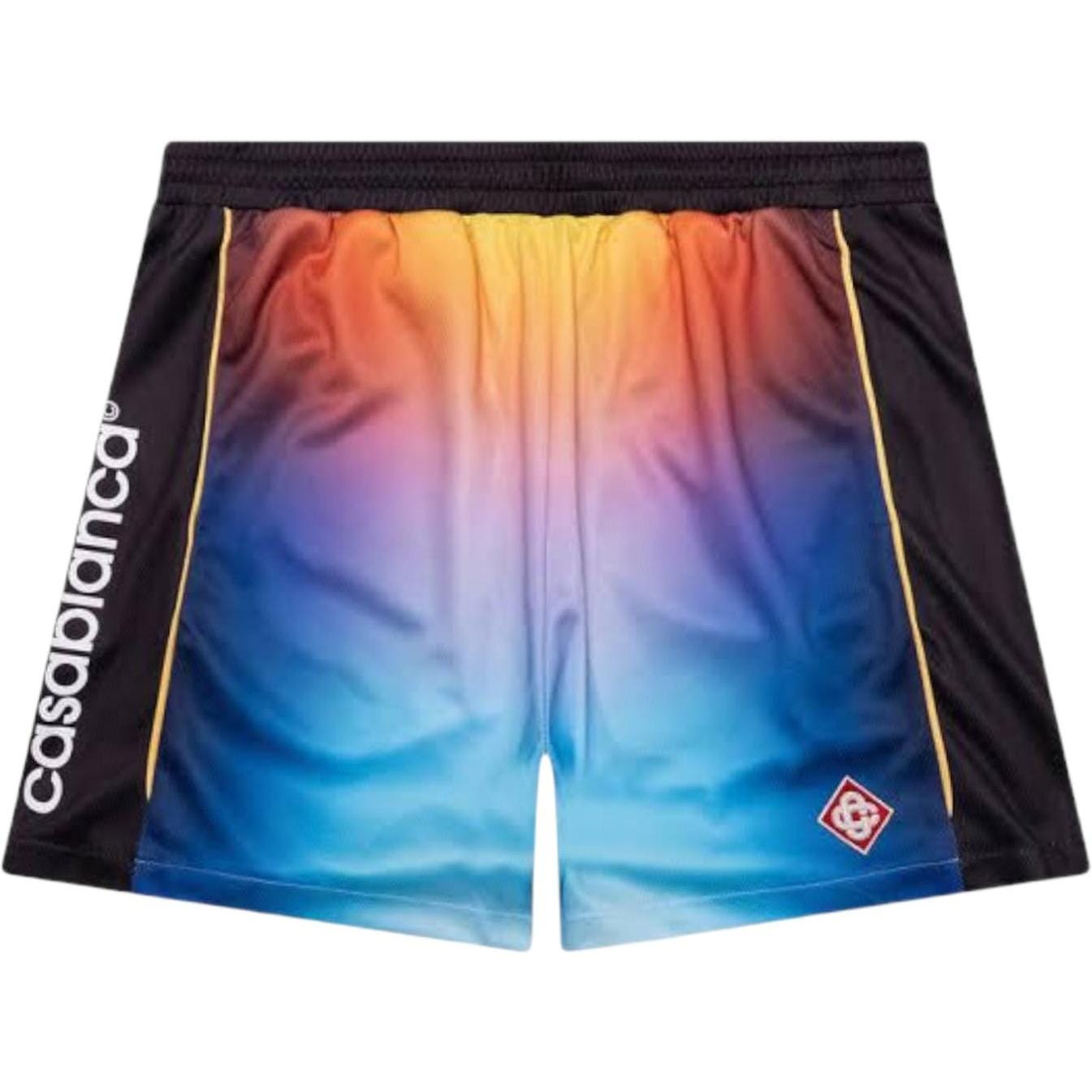 Casablanca Printed Football Shorts Gradient