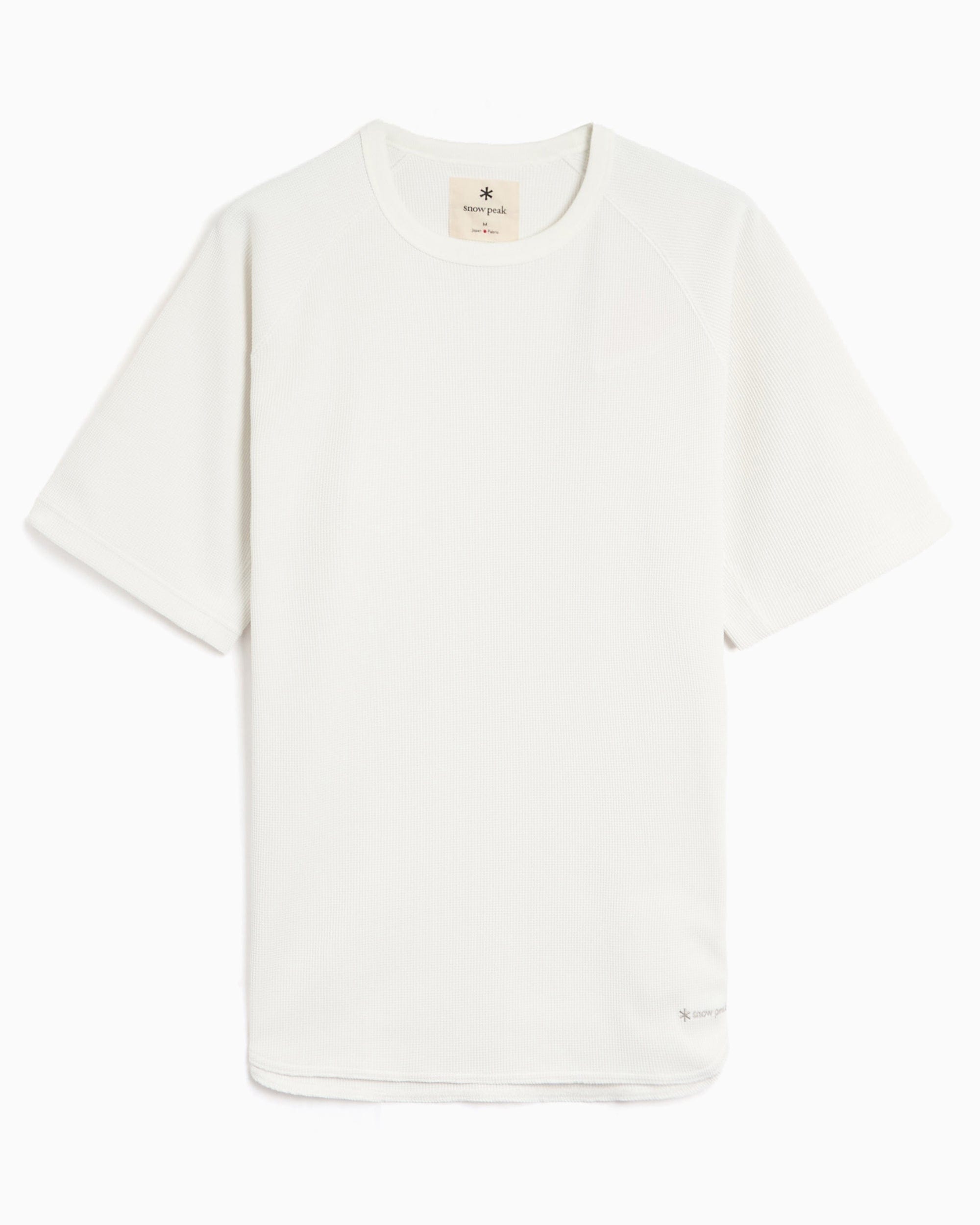 Snow Peak Camiseta Relaxed Repelente al agua Snow Peak Dry Waffle para hombre