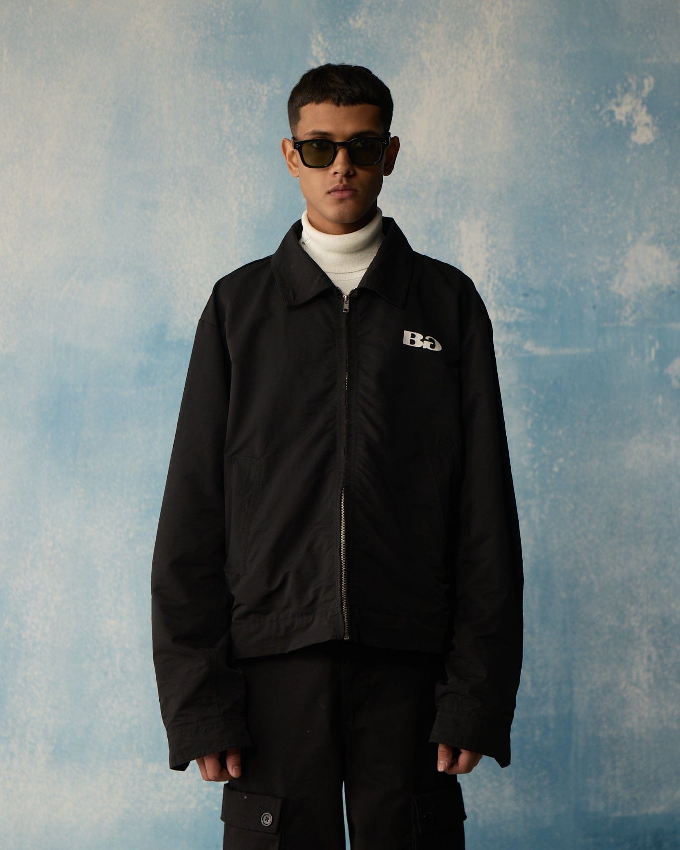 UTILITY Black Boxy Utility Jacket