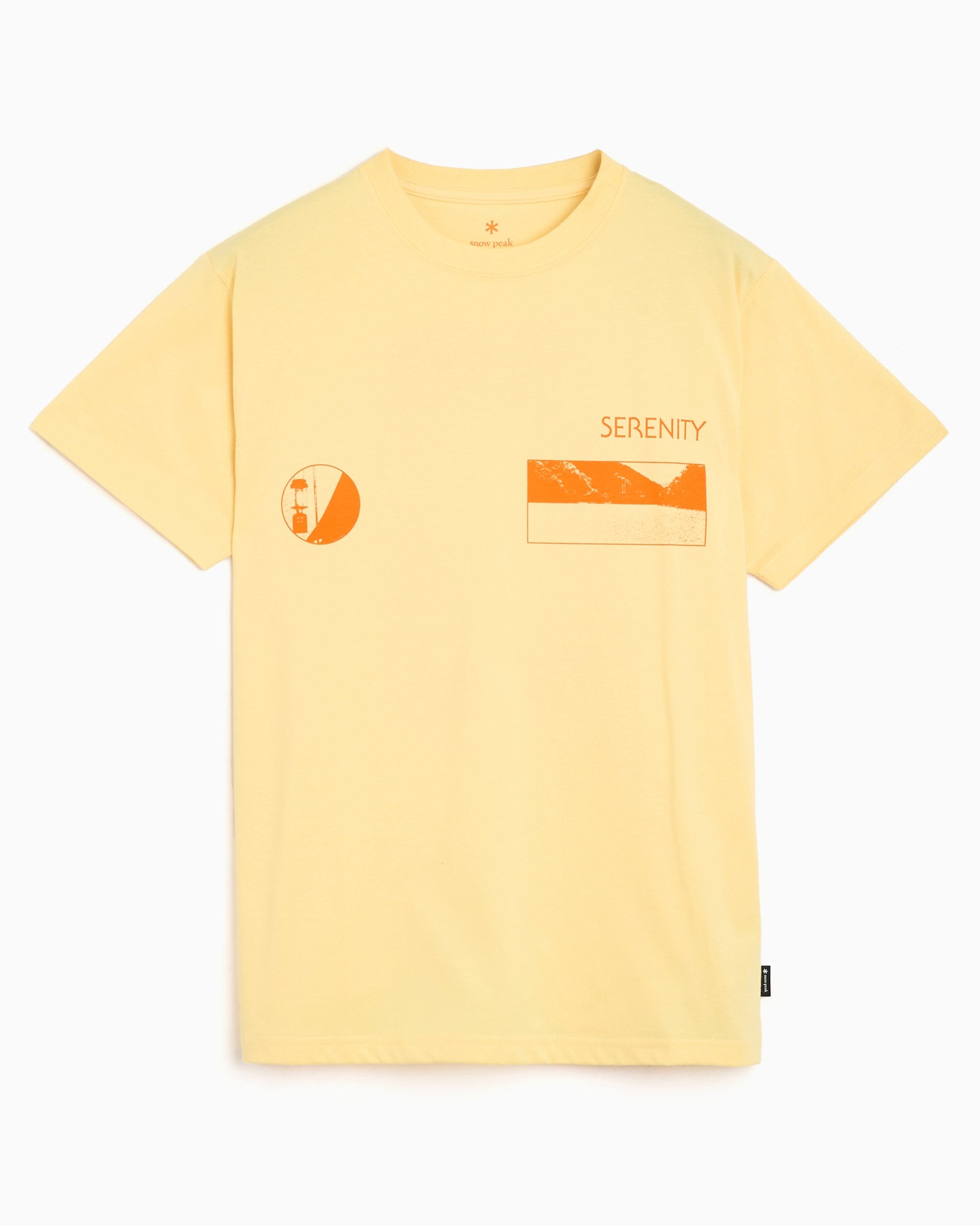Snow Peak Camiseta con gráfico Relaxed Snow Peak CF Landscape para hombre