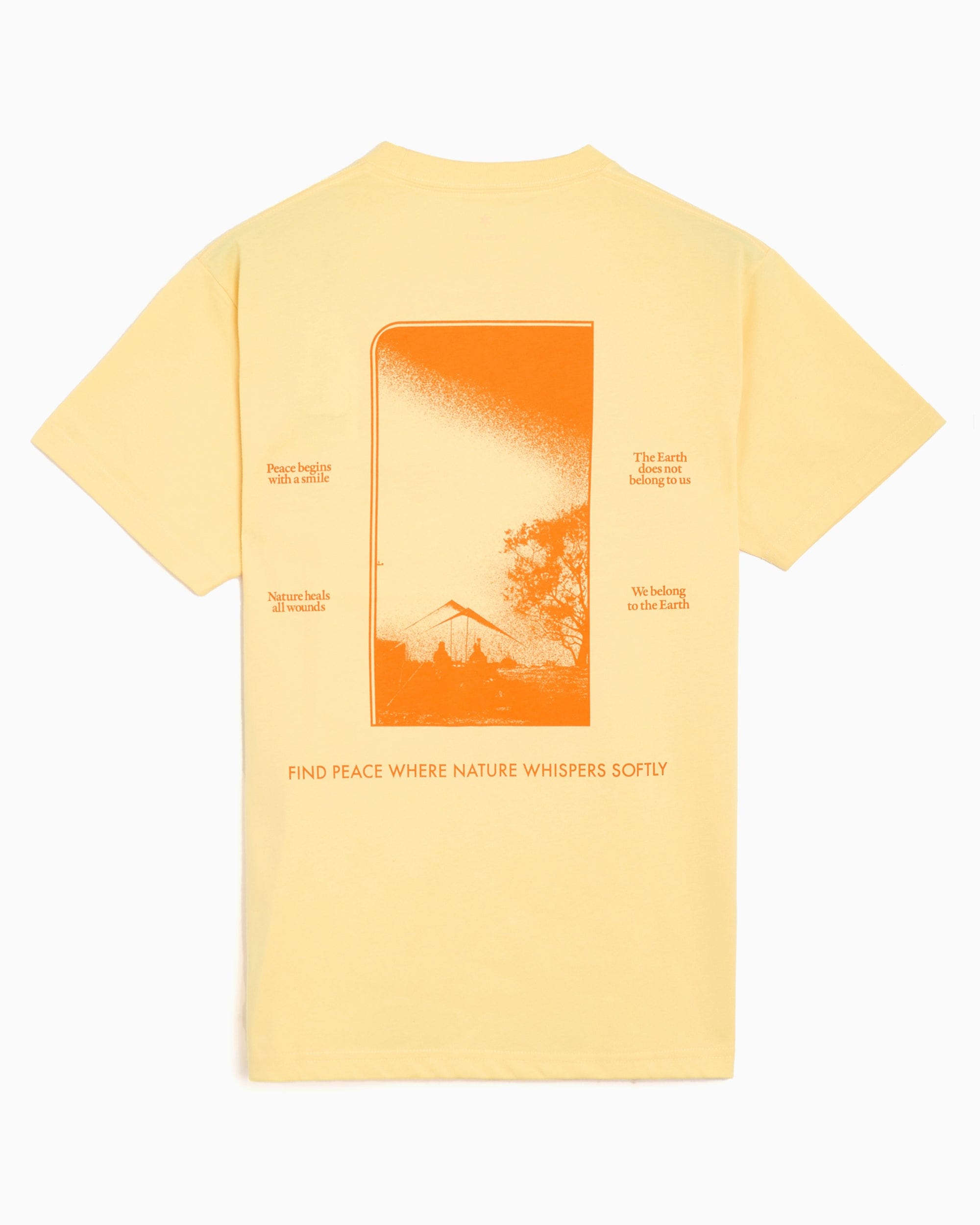 Snow Peak Camiseta con gráfico Relaxed Snow Peak CF Landscape para hombre