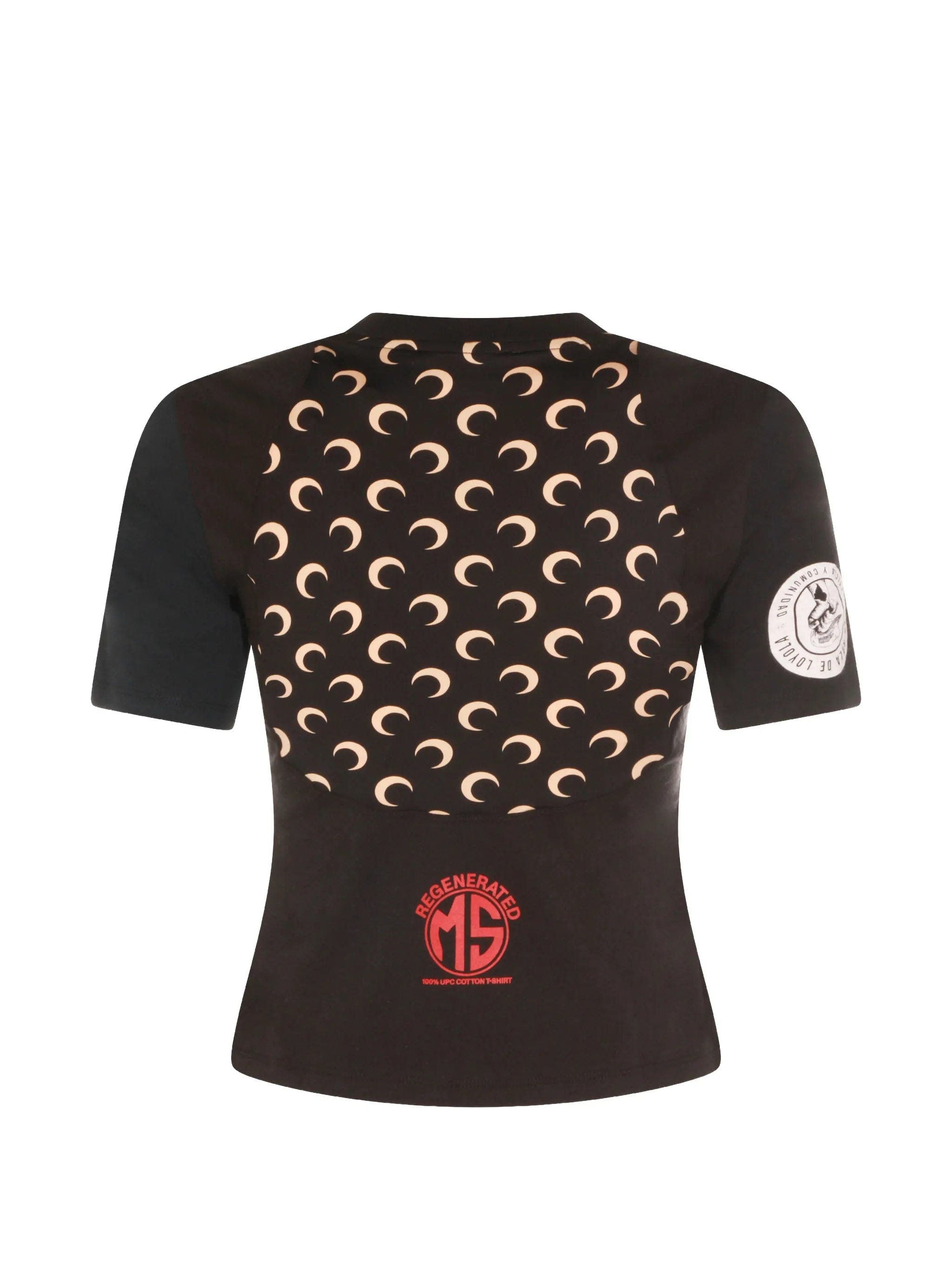 Marine Serre graphic - print T - shirt