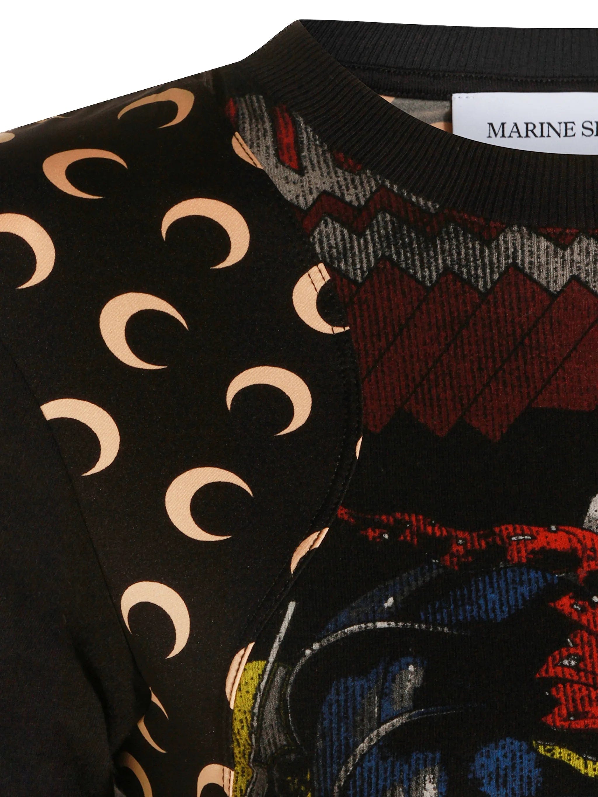 Marine Serre graphic - print T - shirt