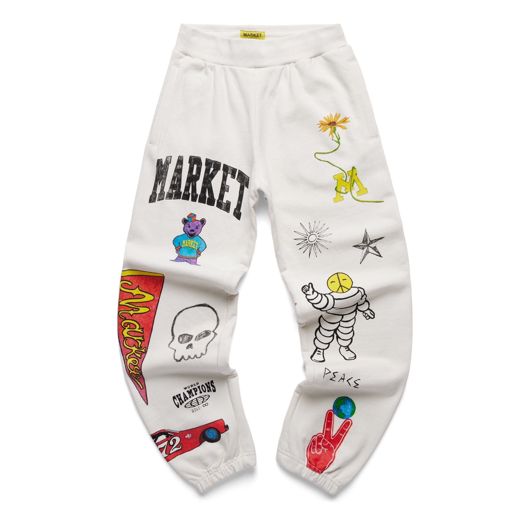 Market VARSITY HAND - DRAWN SWEATPANTS