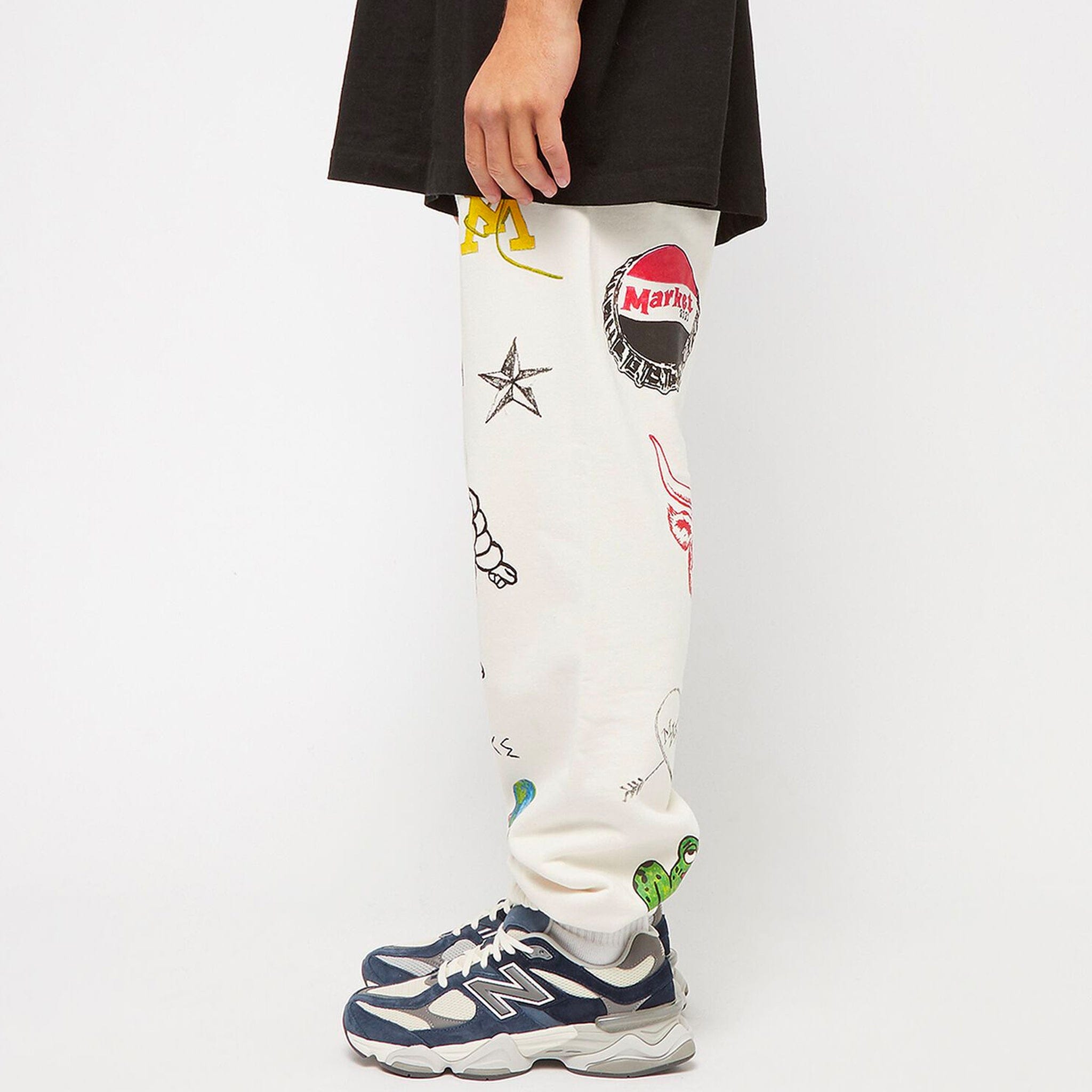 Market VARSITY HAND - DRAWN SWEATPANTS