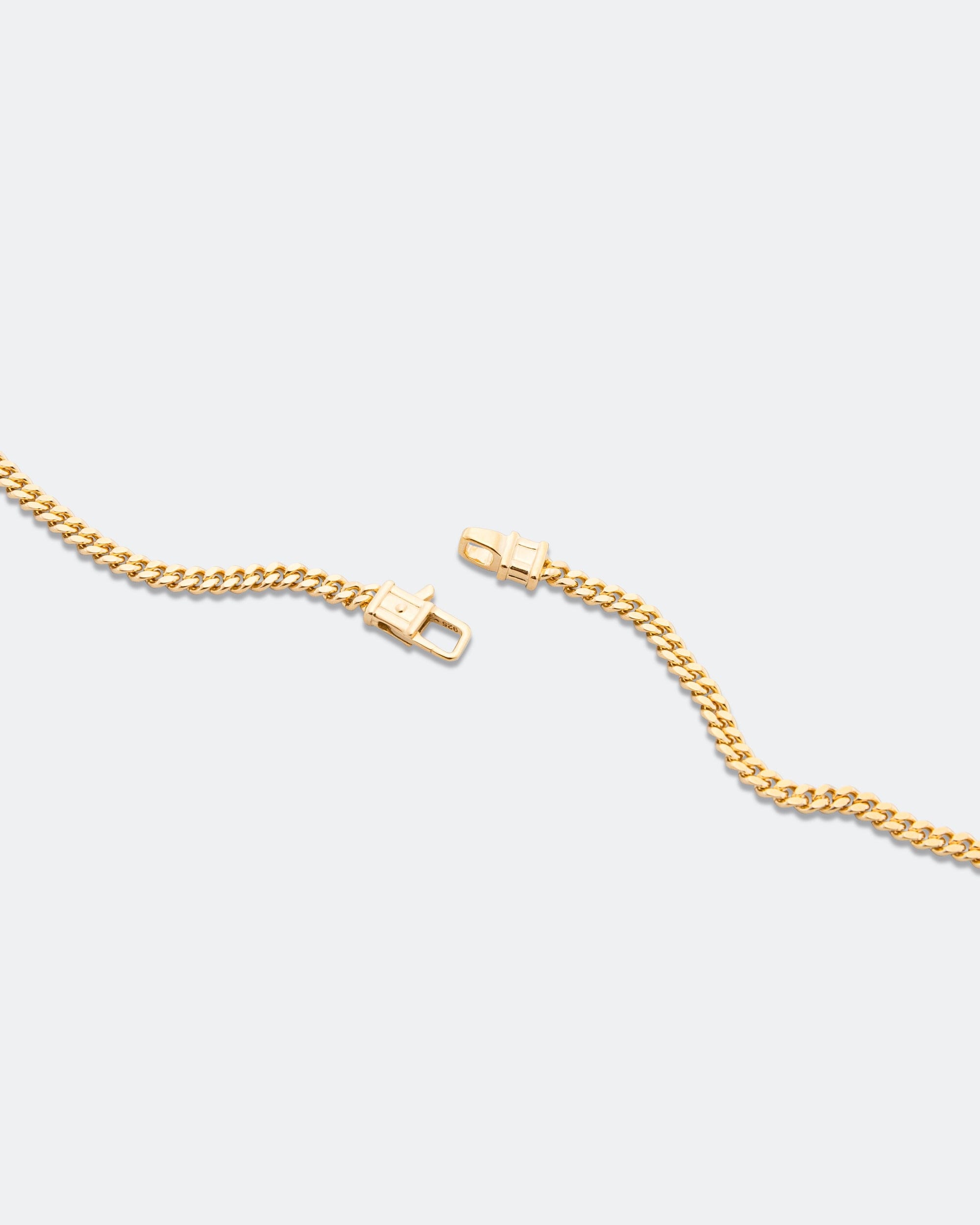 Tom Wood Curb Bracelet M - 18K Gold/925 Silver Gold