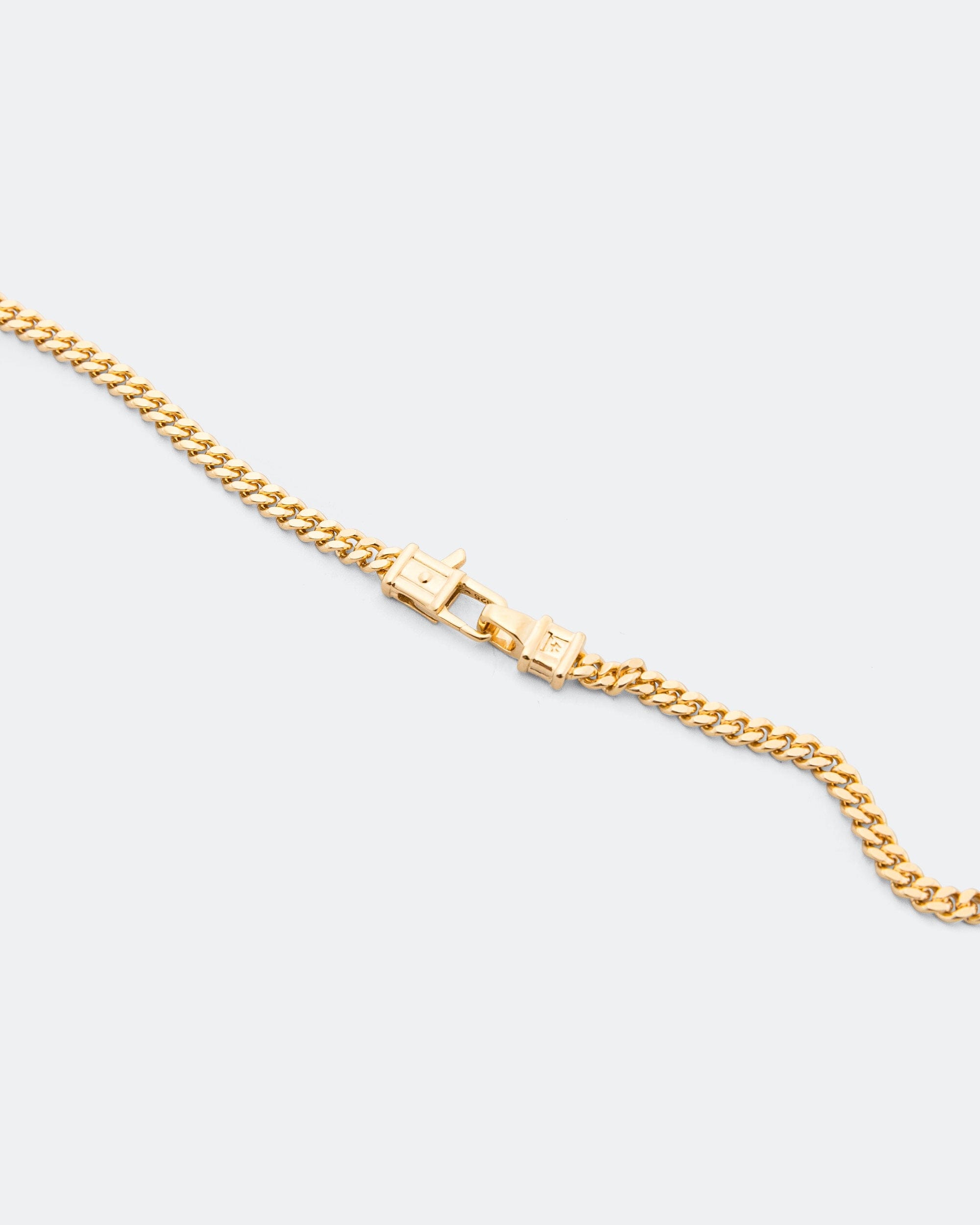 Tom Wood Curb Bracelet M - 18K Gold/925 Silver Gold