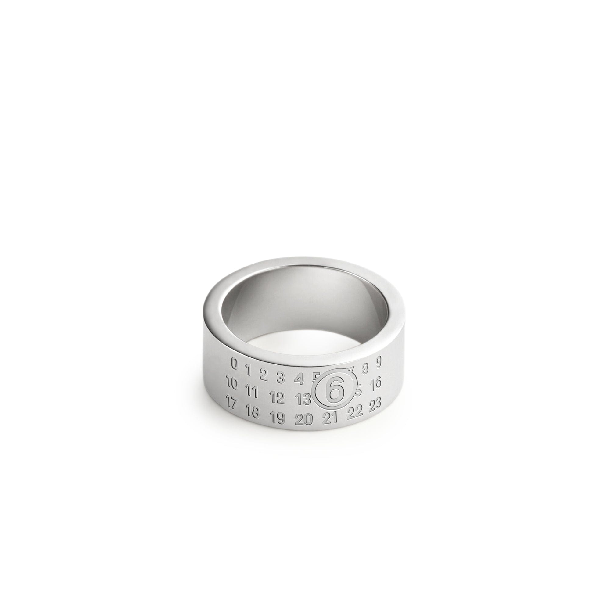 MM6 Maison Margiela Minimal Logo 8 mm Ring