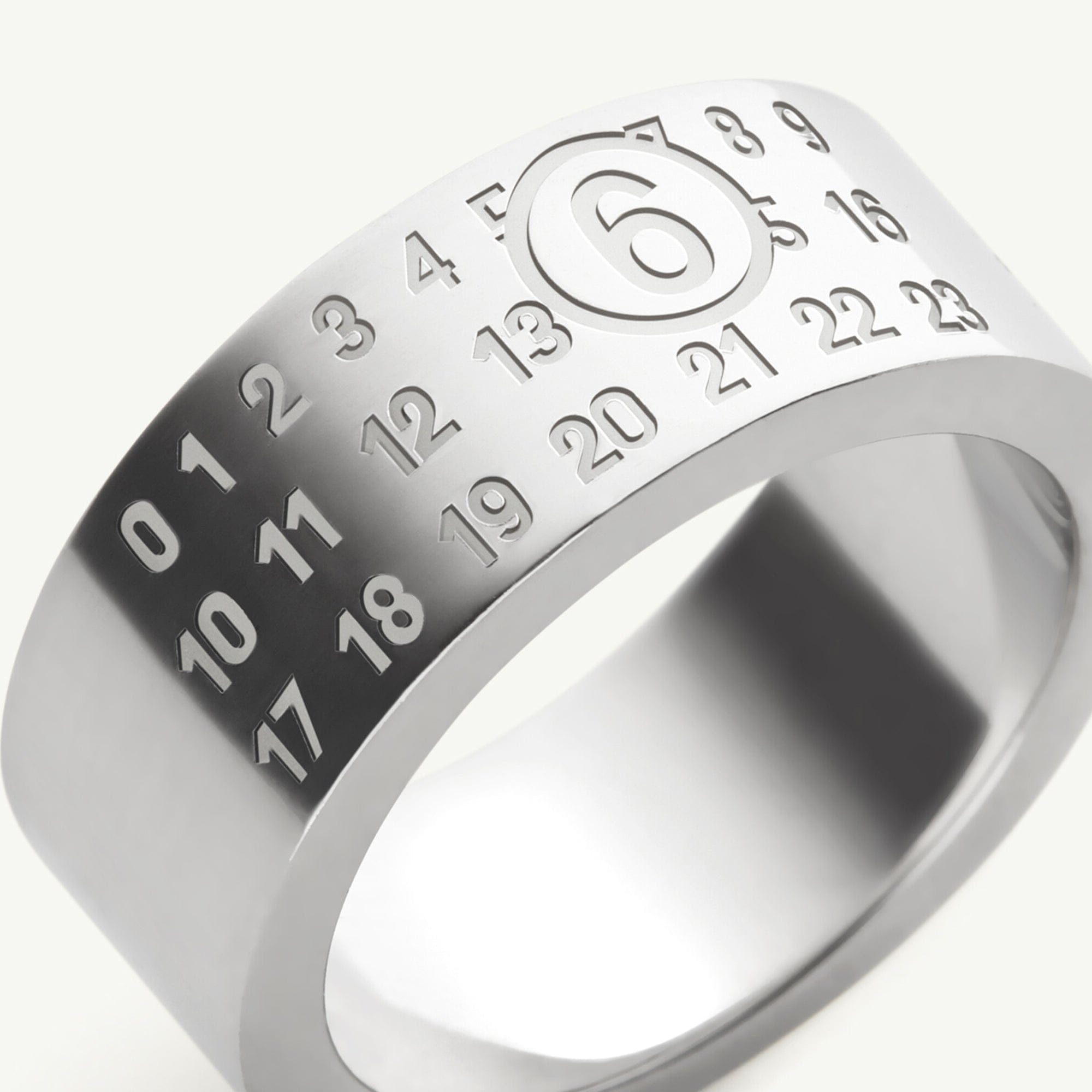 MM6 Maison Margiela Minimal Logo 8 mm Ring