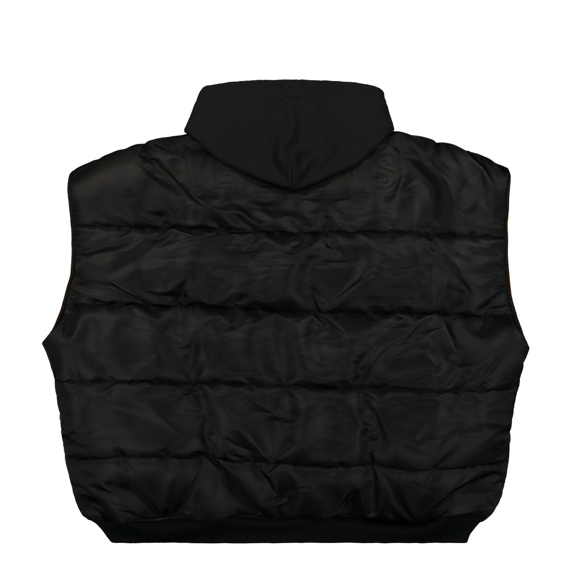 Vetements Logo Bomber Reversible Vest with a Hood