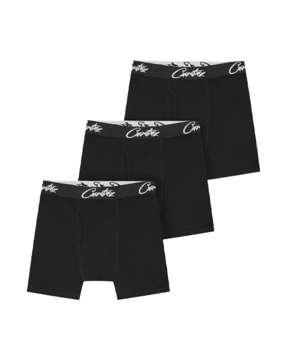 Corteiz Allstarz Boxers (3 Pack) Black White