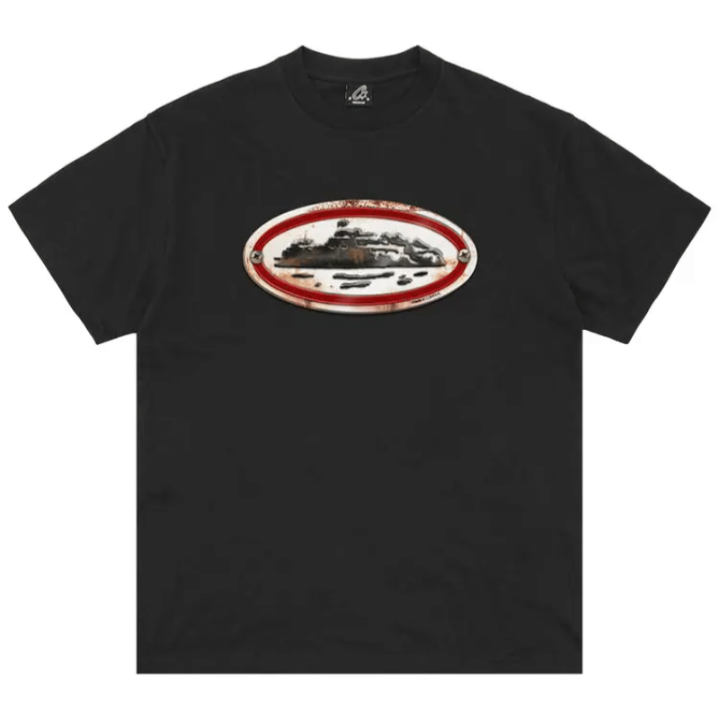 Corteiz Rusty Alcatraz T-Shirt Black