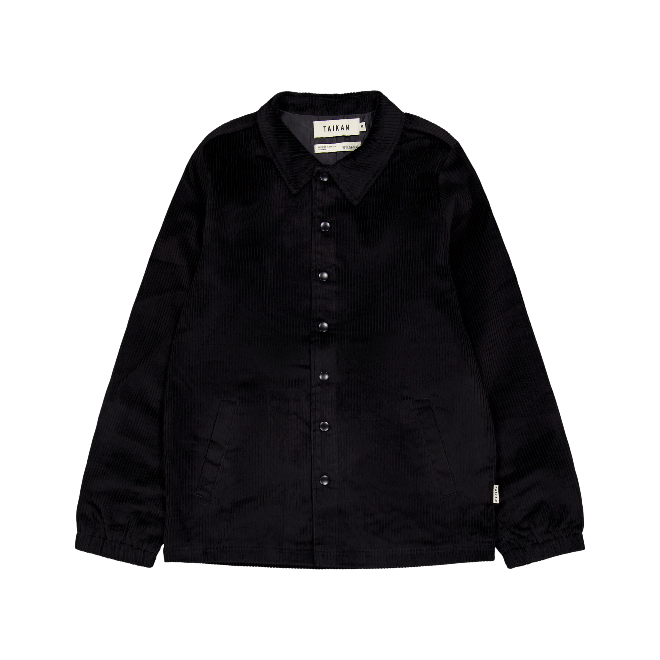 Taikan Corduroy Manager's Jacket - blac Black