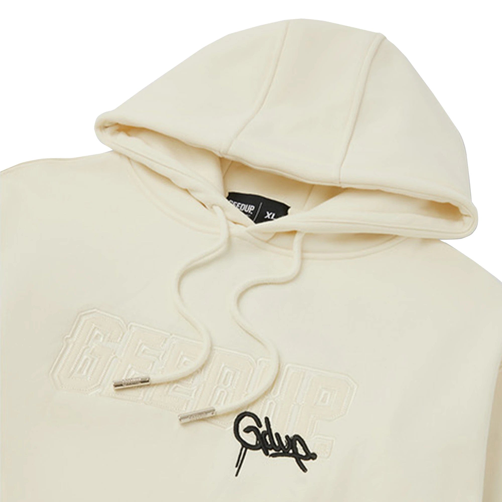 Geedup Team Logo/Handstyle Hoodie Tonal Cream (2026)