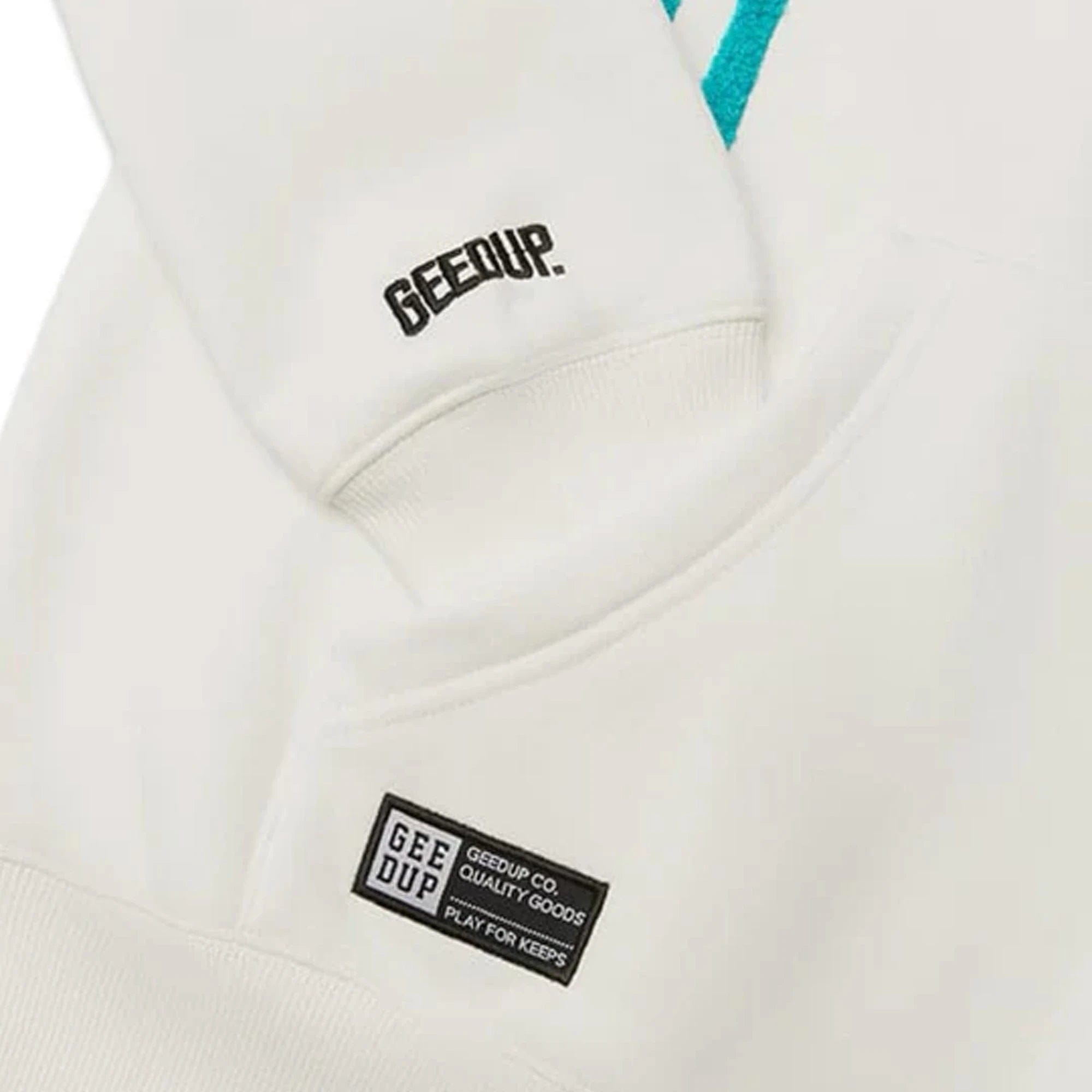 Geedup Handstyle x Foot Locker Hoodie White / Aqua / Turbo Green