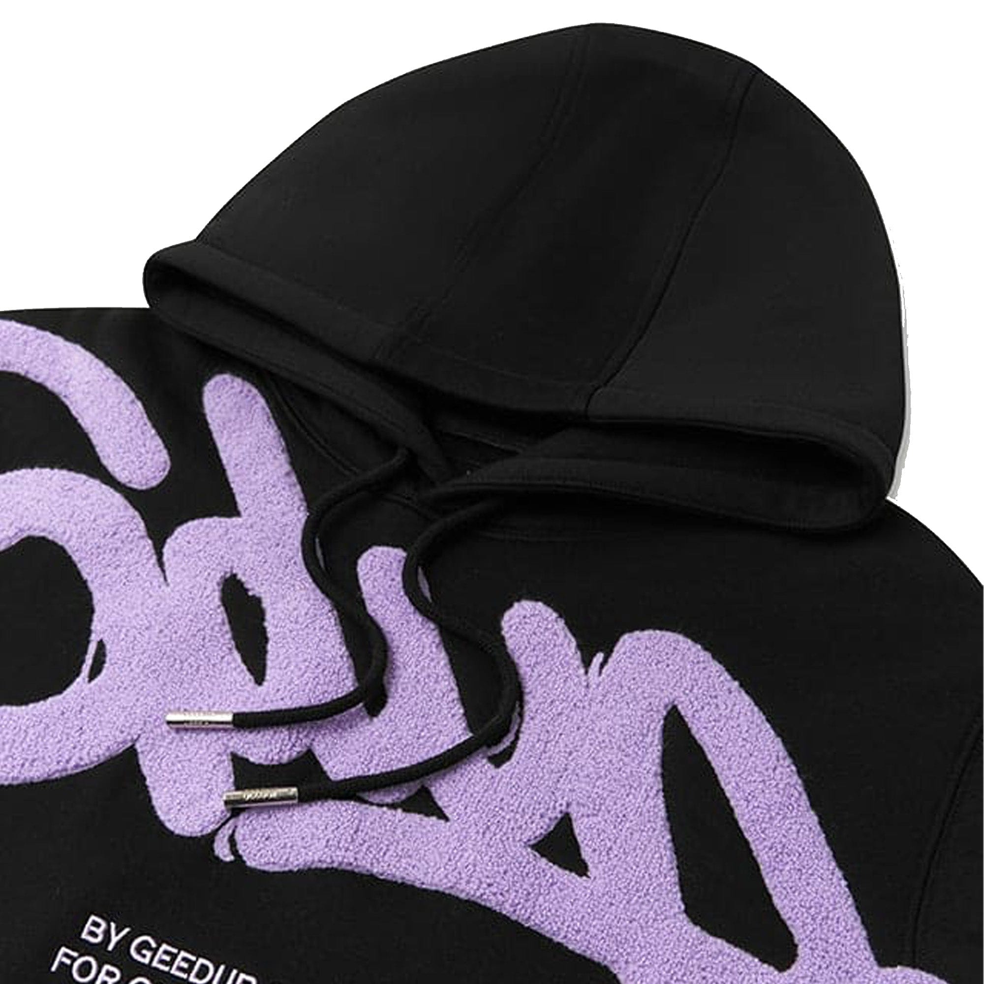 Geedup Handstyle Hoodie Black / Lavender (2024)