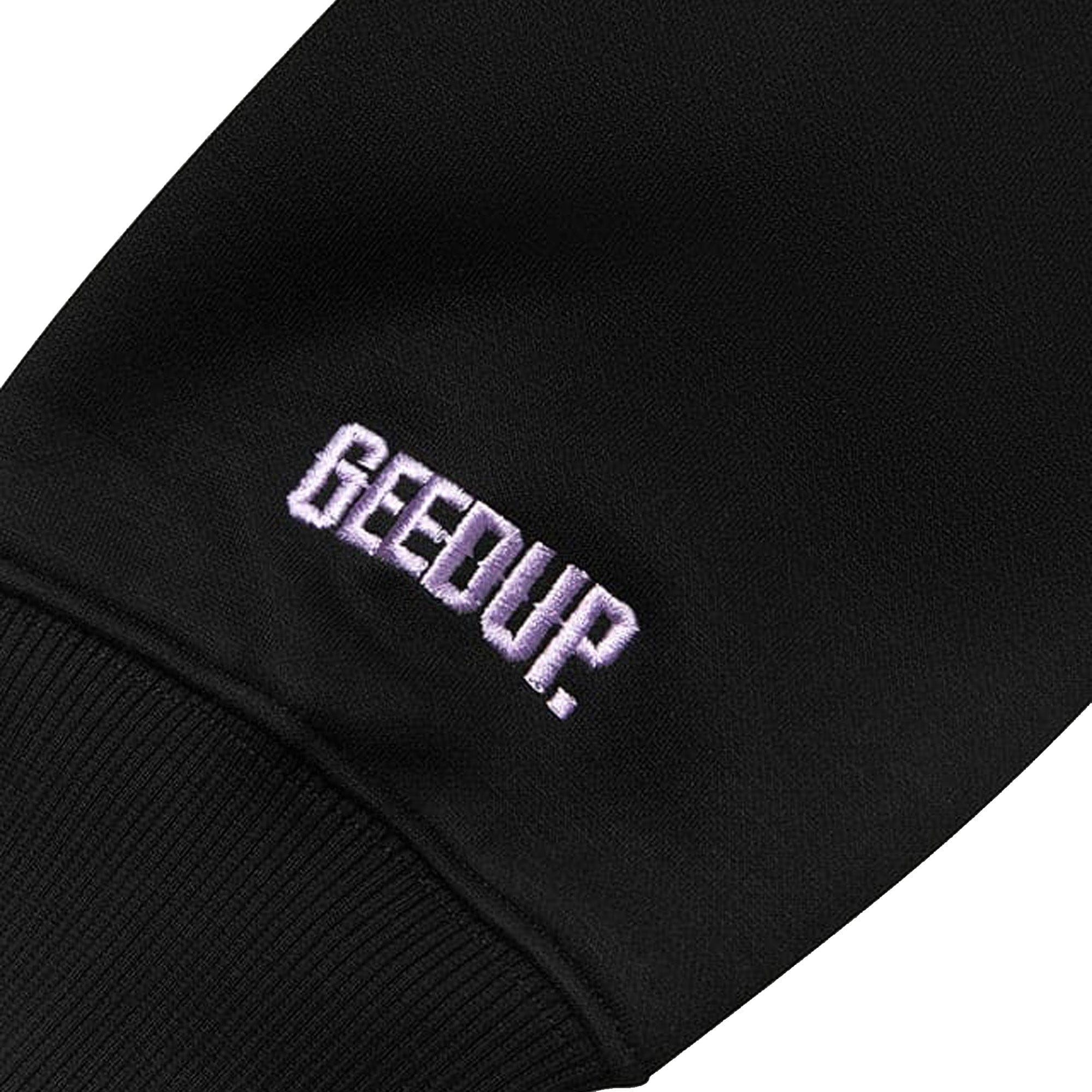 Geedup Handstyle Hoodie Black / Lavender (2024)