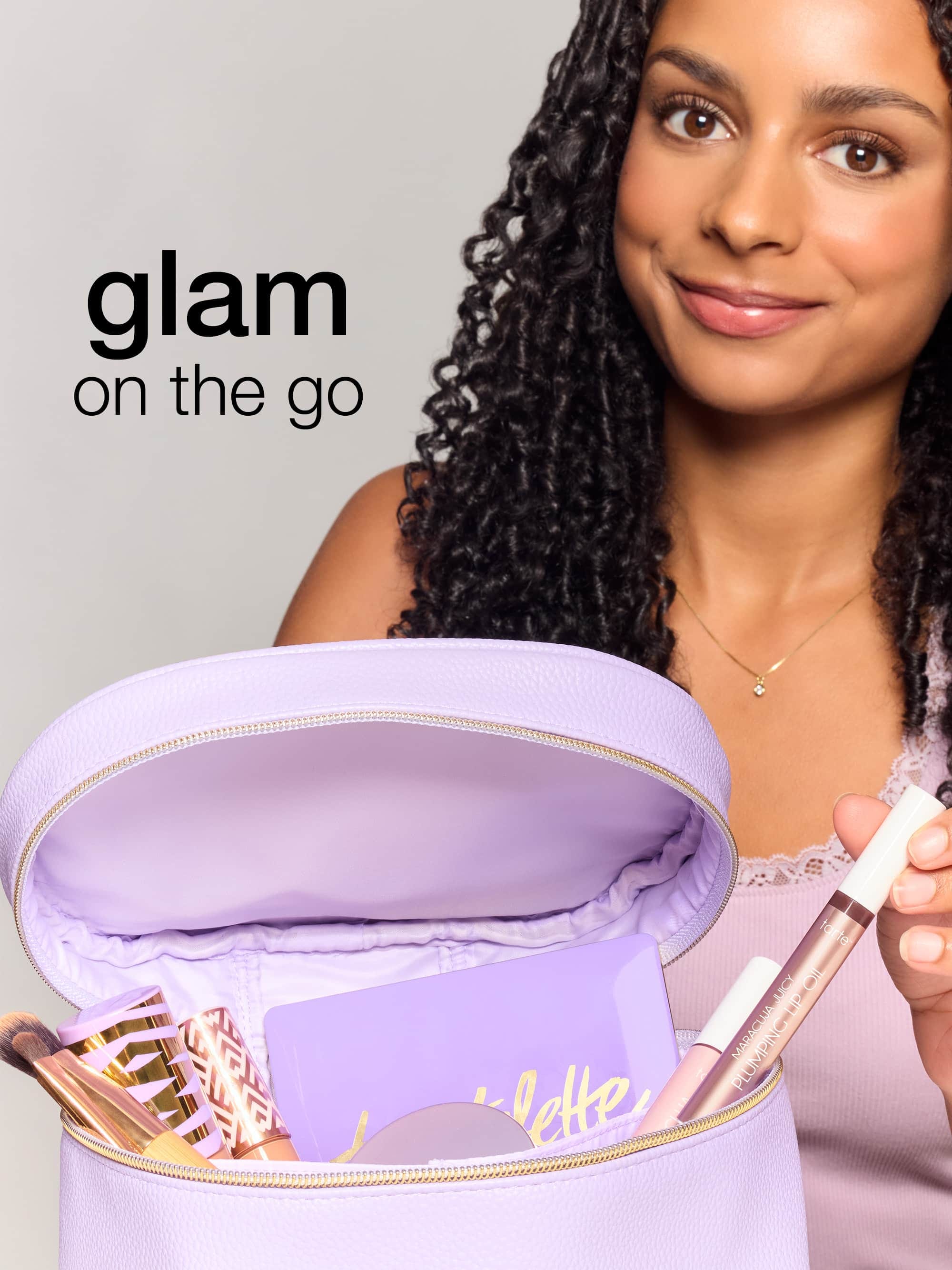 Tarte Cosmetics tarte™ train case makeup bag