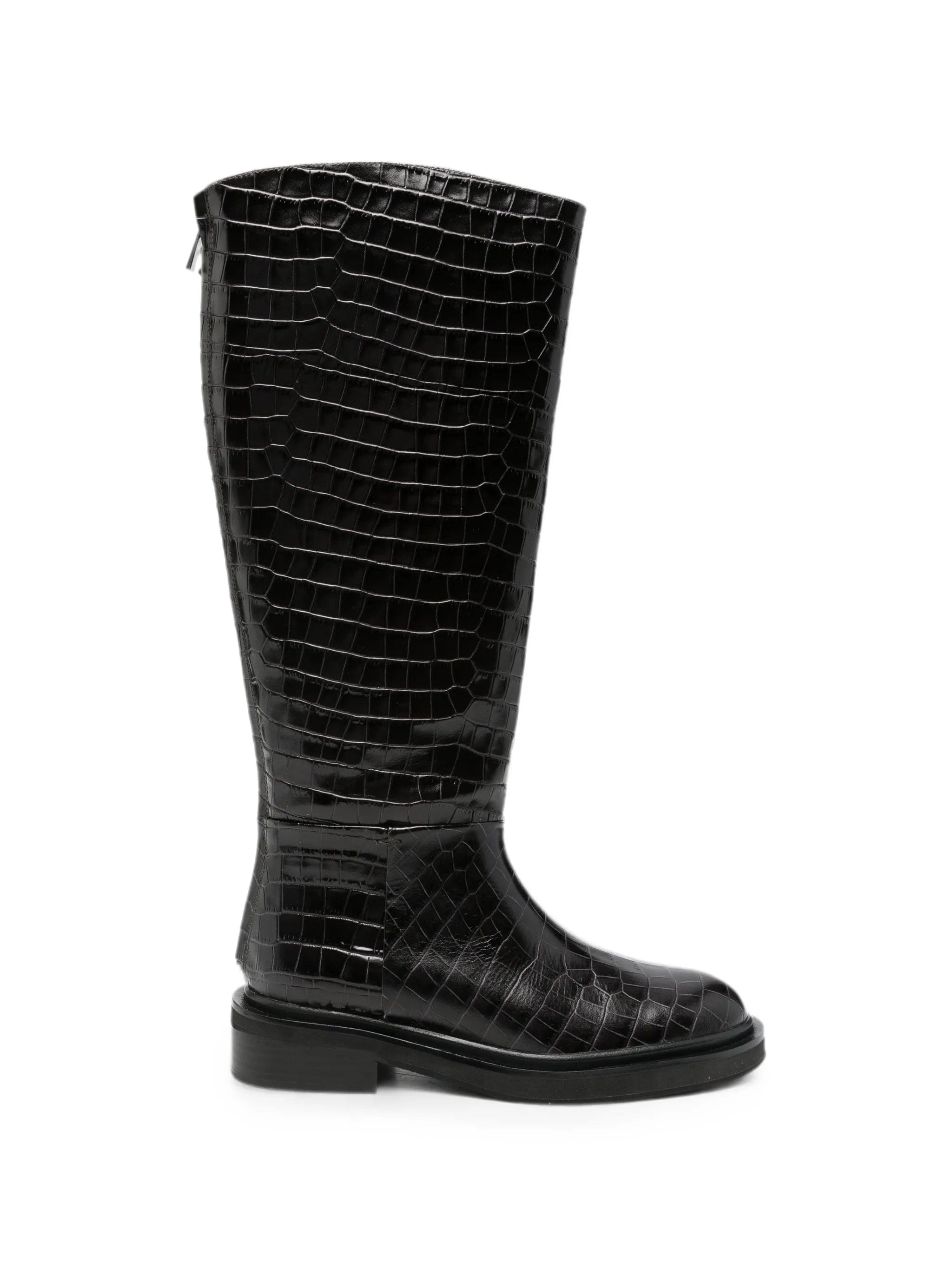 A.emery Jude croc - effect boots