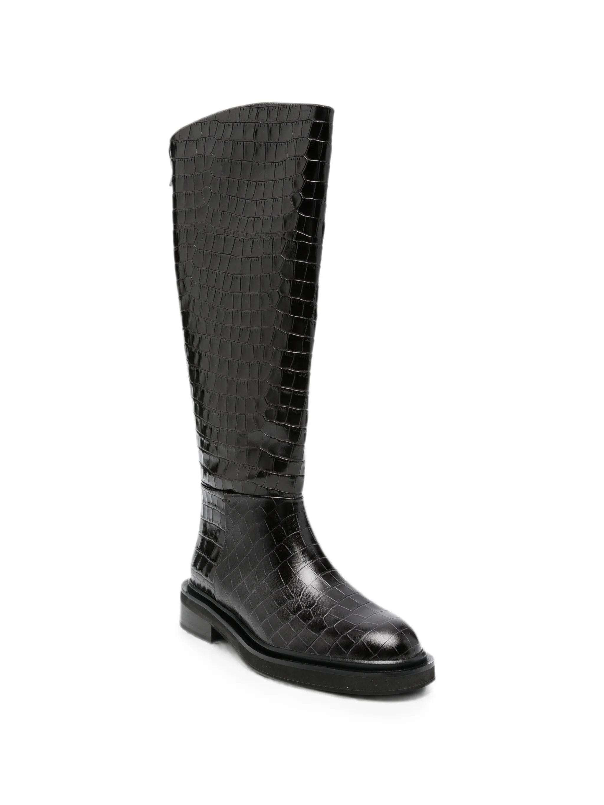 A.emery Jude croc - effect boots