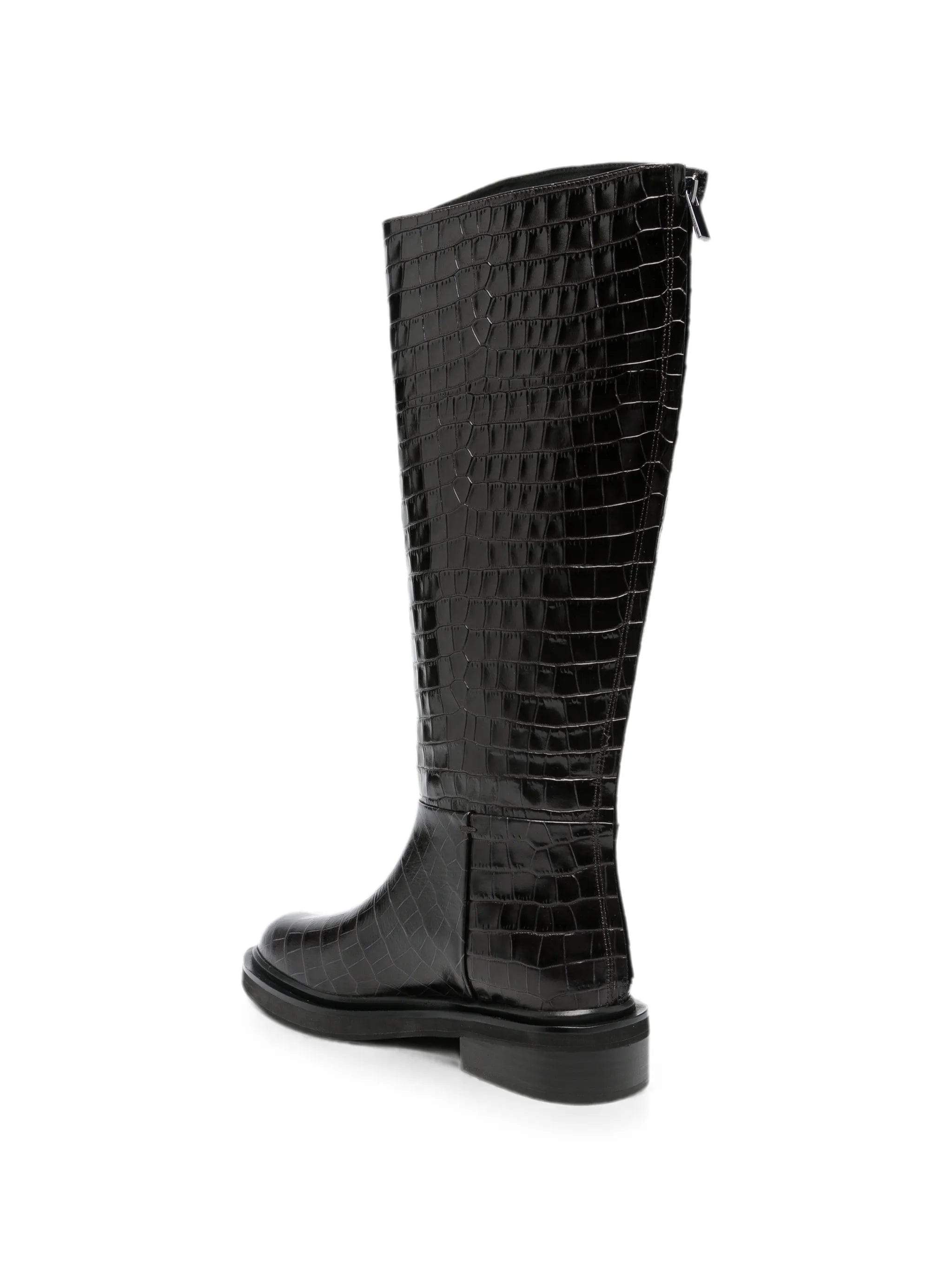 A.emery Jude croc - effect boots
