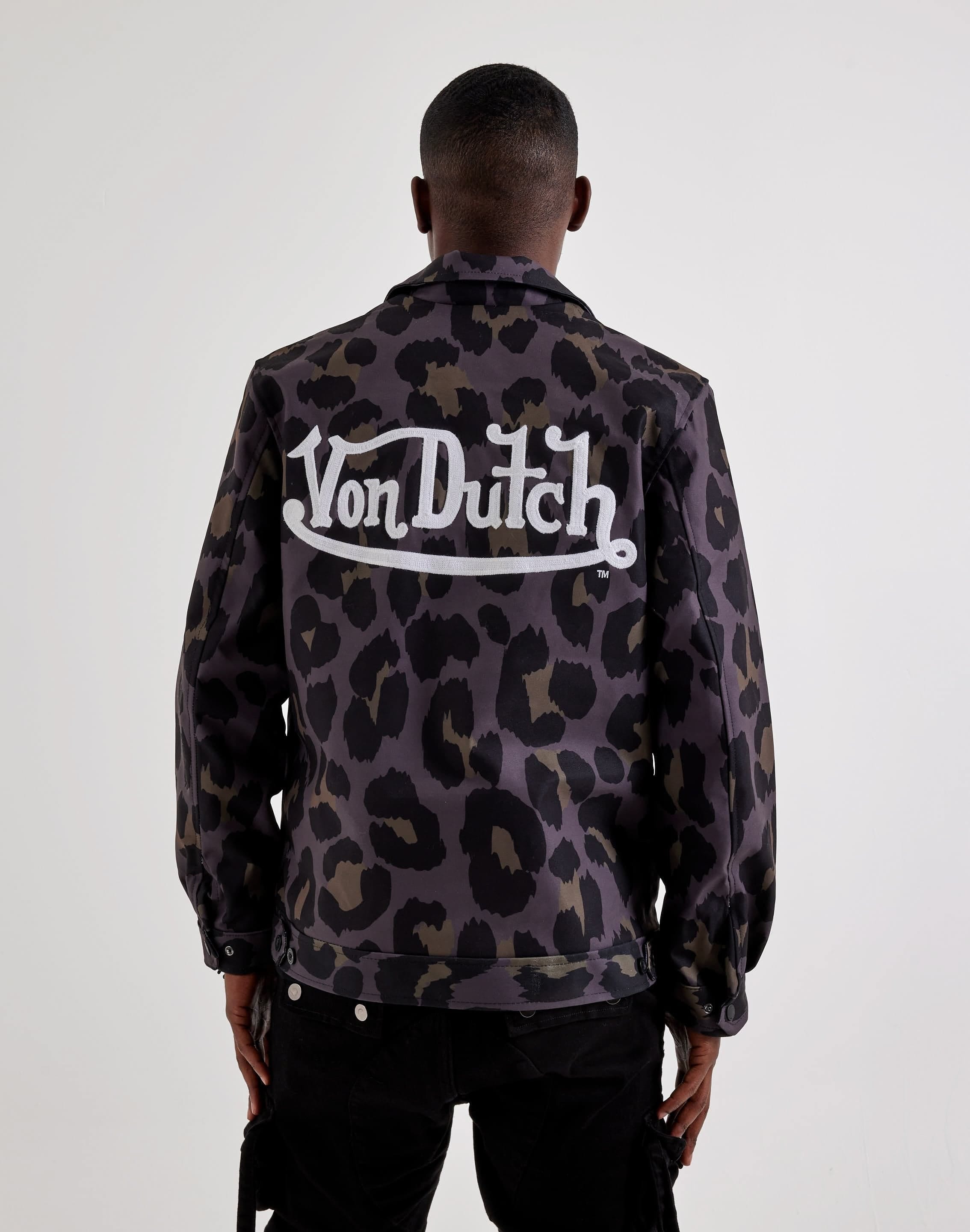 Von Dutch Originals Animal Print Jacket