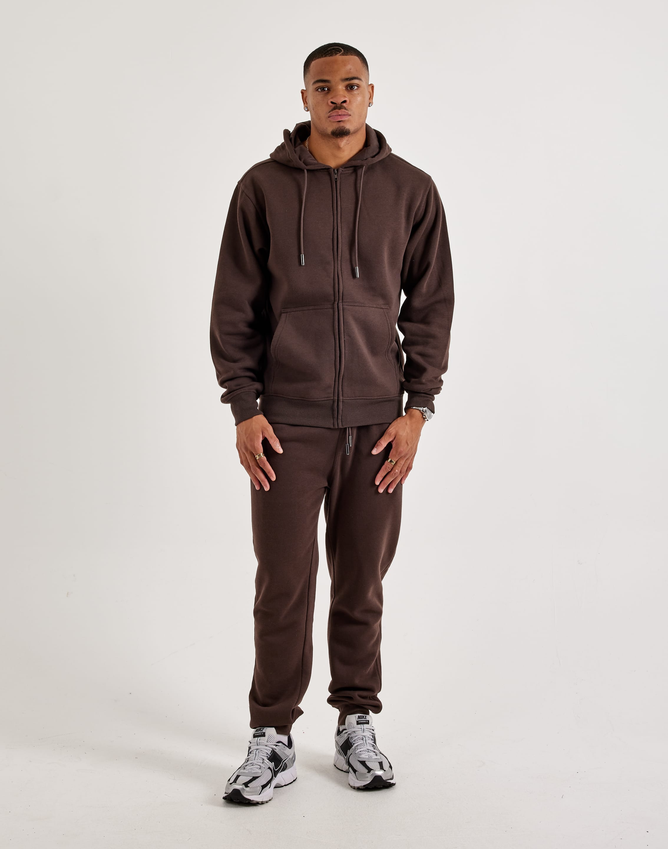 DH Essentials Basic Full - Zip Fleece Hoodie