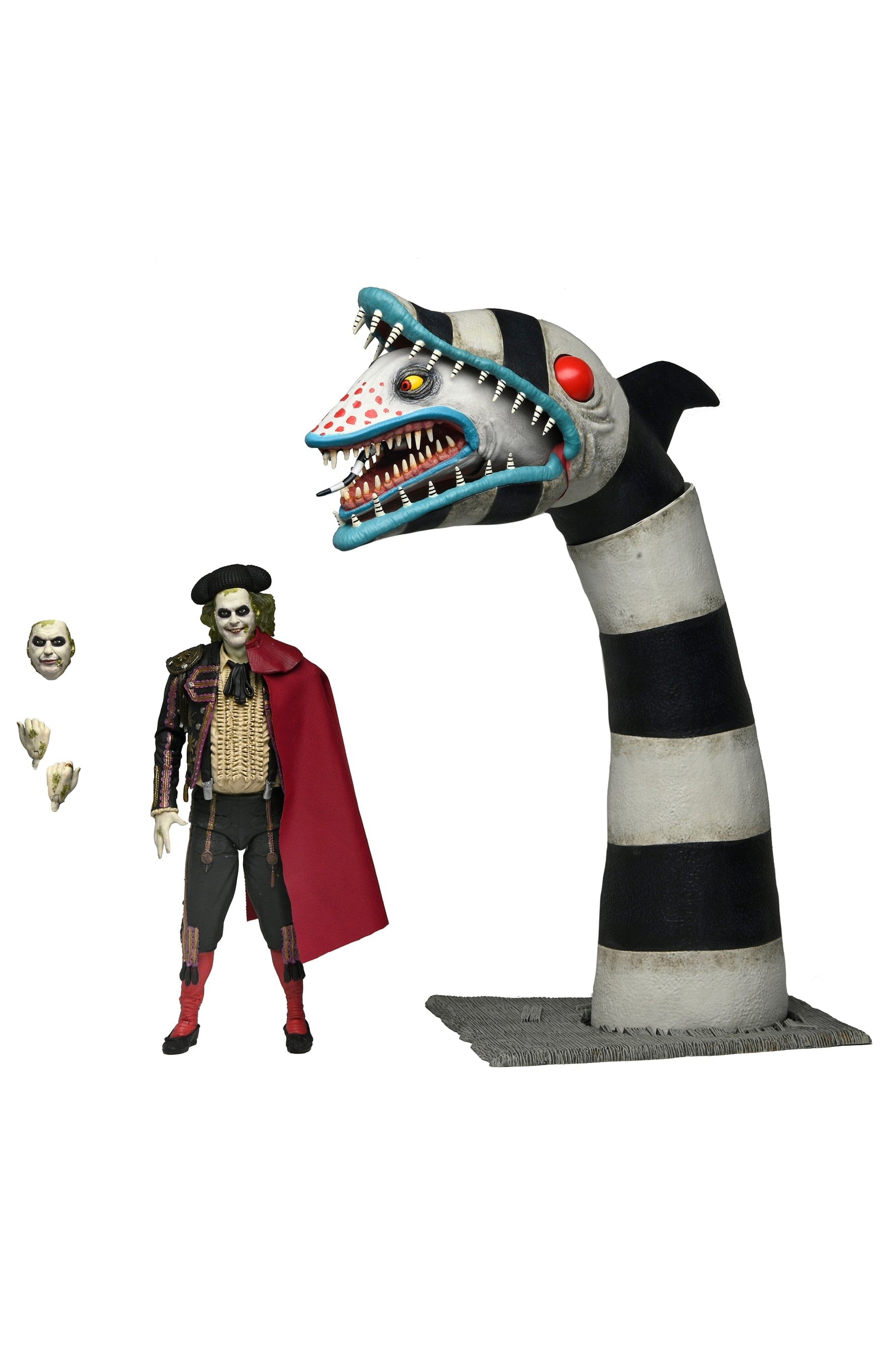 BEETLEJUICE BEETLEJUICE - ULTIMATE MATADOR BEETLEJUICE & SANDWORM 7" SCALE ACTION FIGURE 2 - PACK