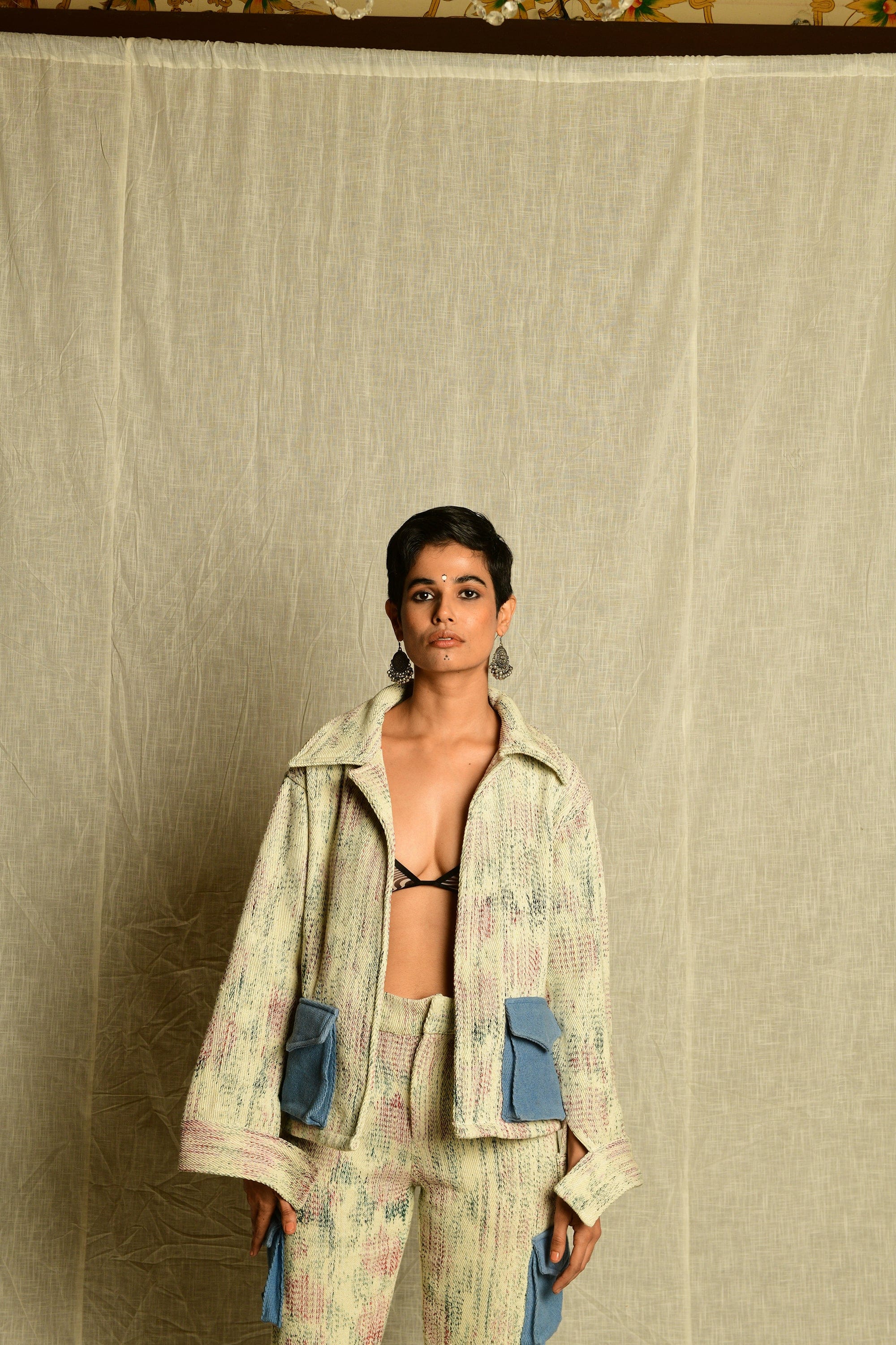 Handmade Warp - Printed Handwoven - Jacket