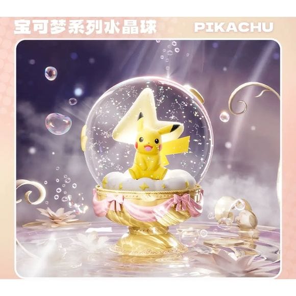 Langbowang Pokemon Crystal Ball Snow Globe Series Figure - Pikachu