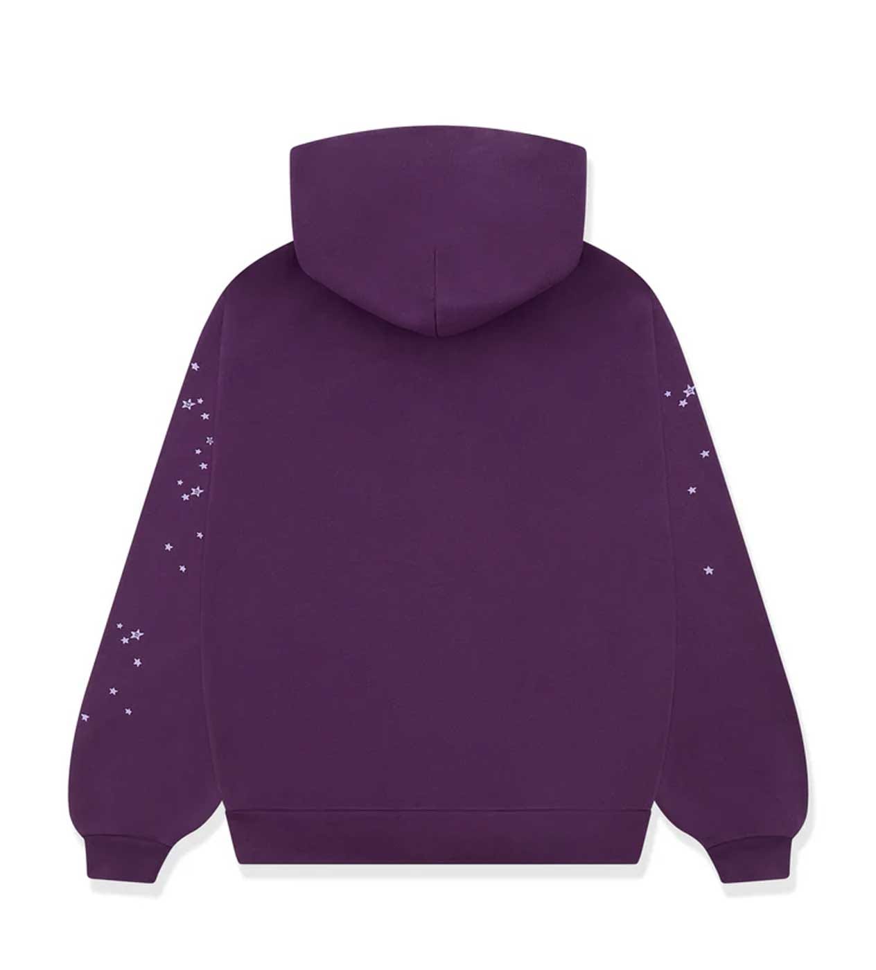 Sp5der Worldwide Sp5der Star OG Web v2 Hoodie Purple