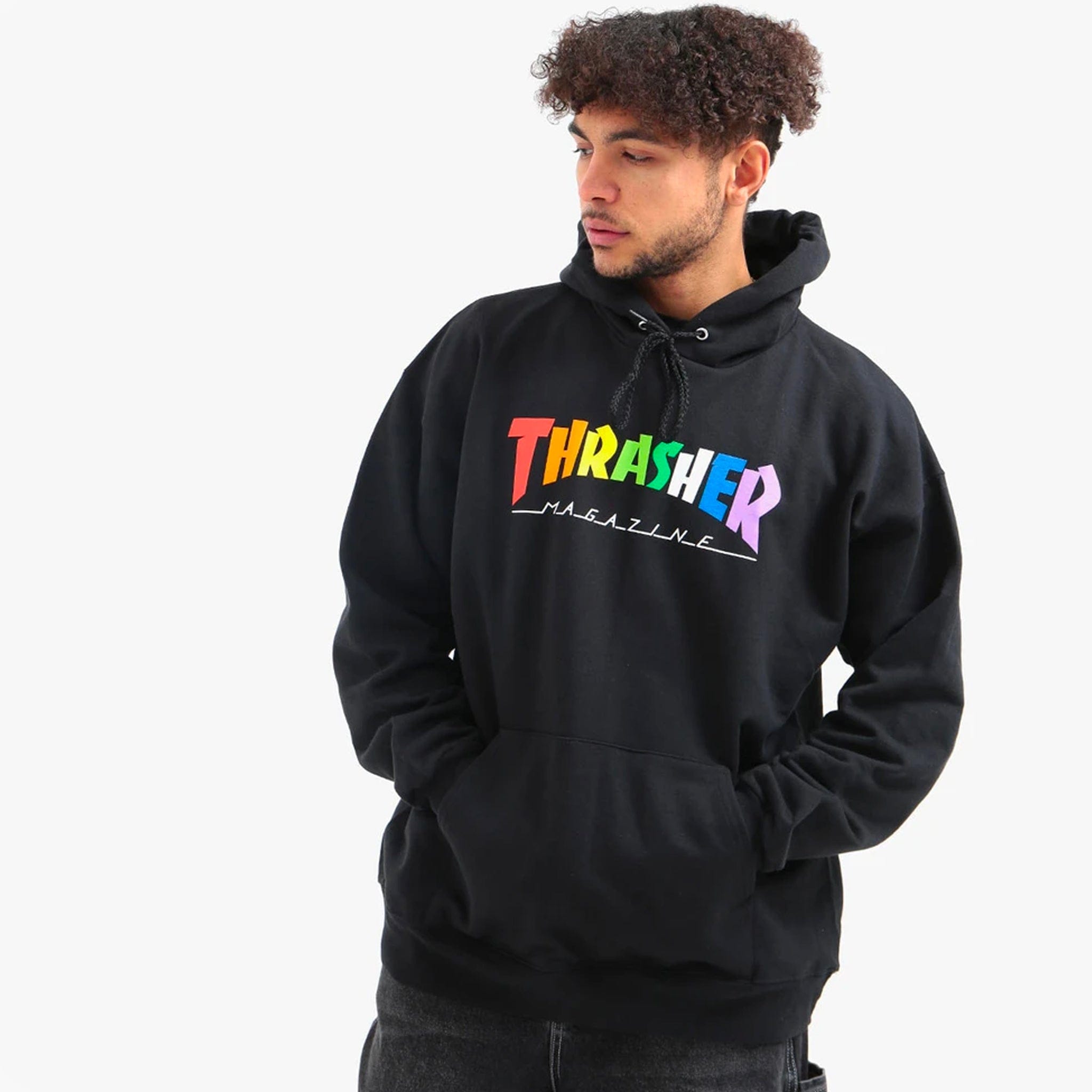 Thrasher Rainbow Mag Hoodie (Black)