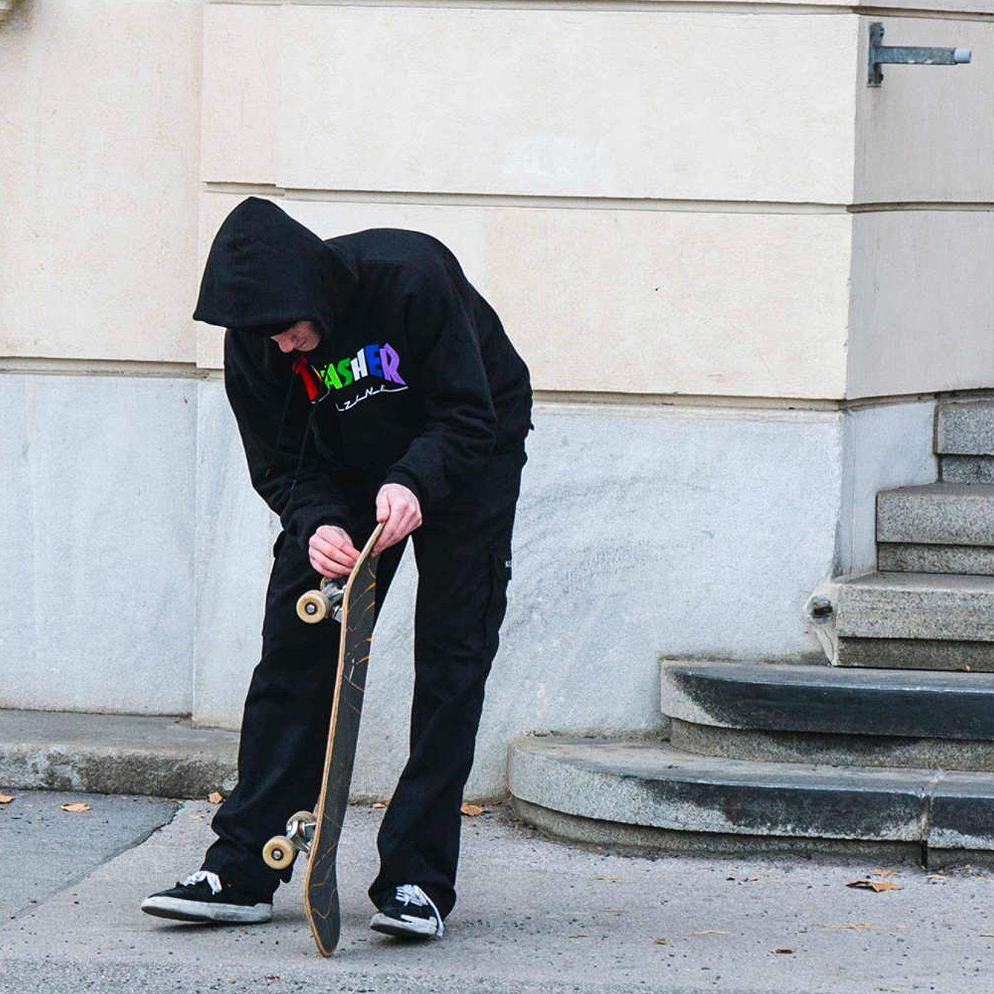Thrasher Rainbow Mag Hoodie (Black)