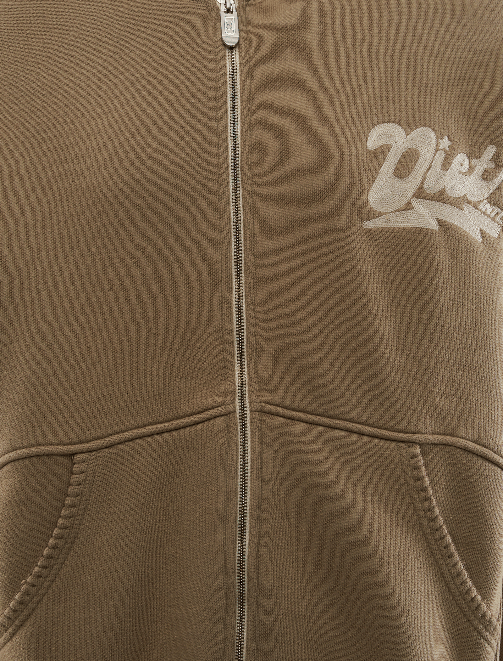 DIET Starts Monday BOLT FULL - ZIP HOODIE