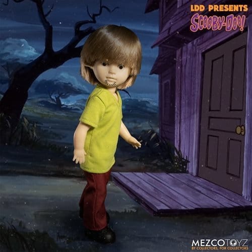 Mezco Toyz LDD Presents Scooby - Doo - Shaggy 10 - inch Doll with Build a Figure Piece