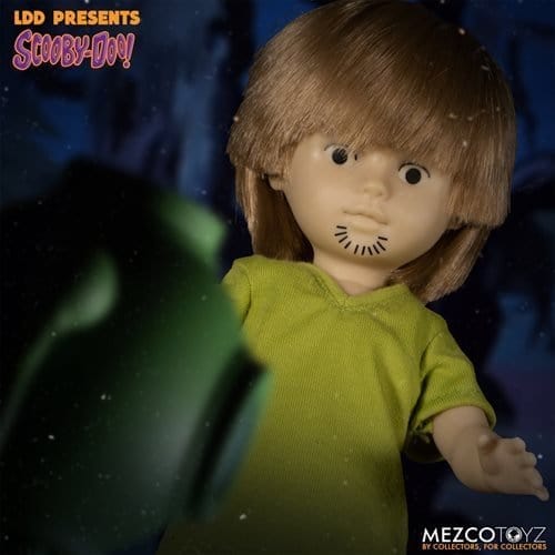 Mezco Toyz LDD Presents Scooby - Doo - Shaggy 10 - inch Doll with Build a Figure Piece