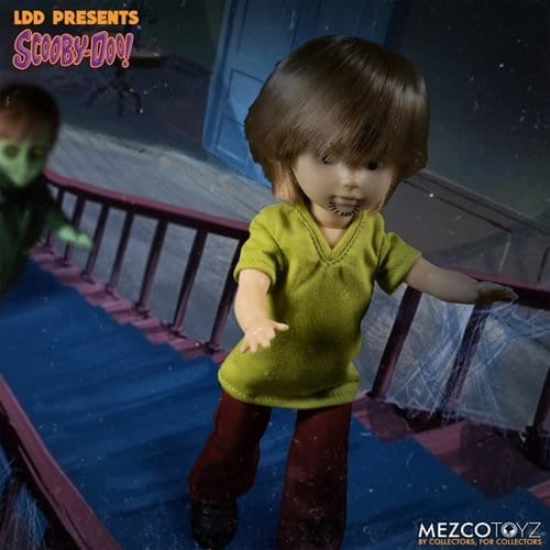 Mezco Toyz LDD Presents Scooby - Doo - Shaggy 10 - inch Doll with Build a Figure Piece
