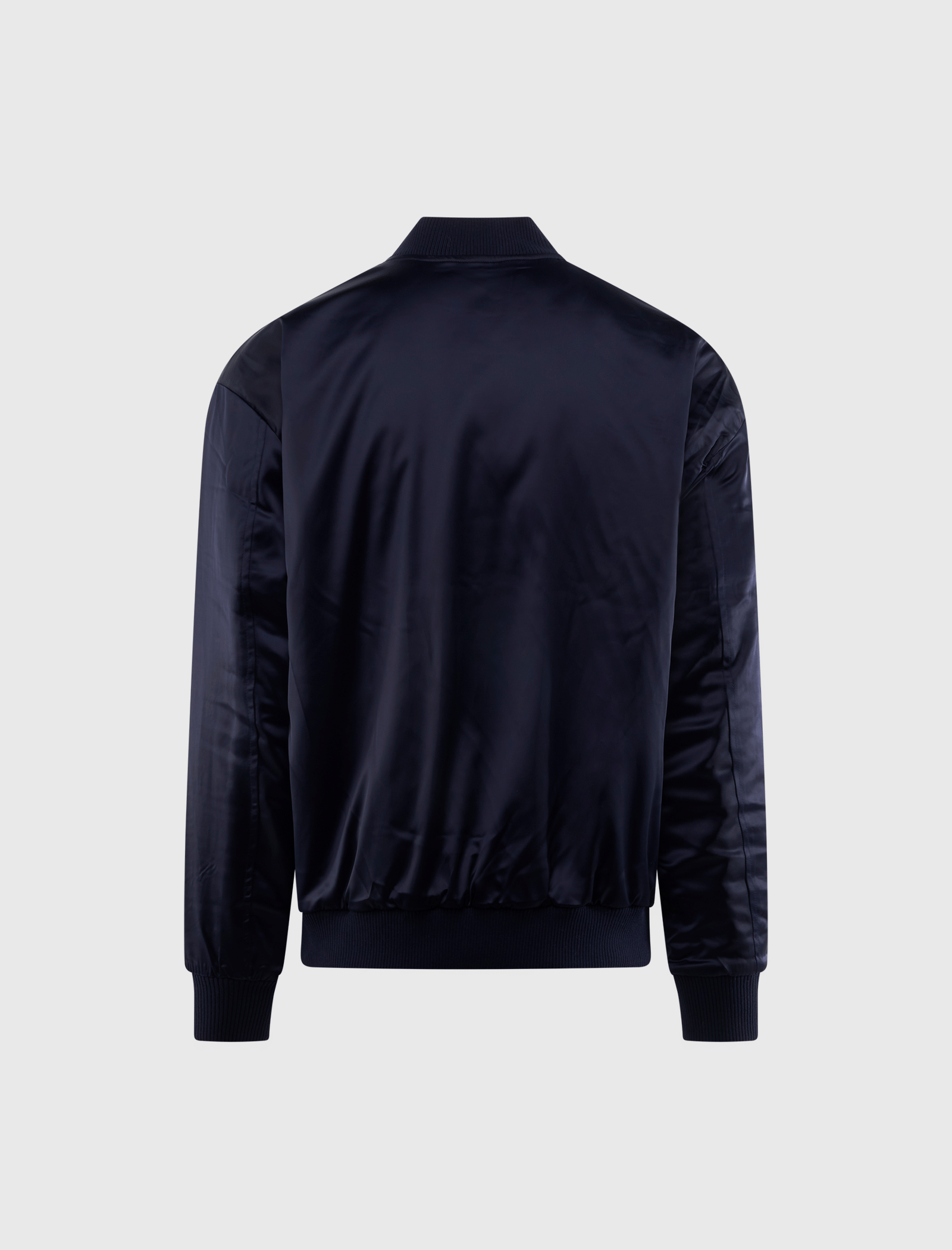 Criminal Damage XL LOGO SATIN BOMBER JACKET