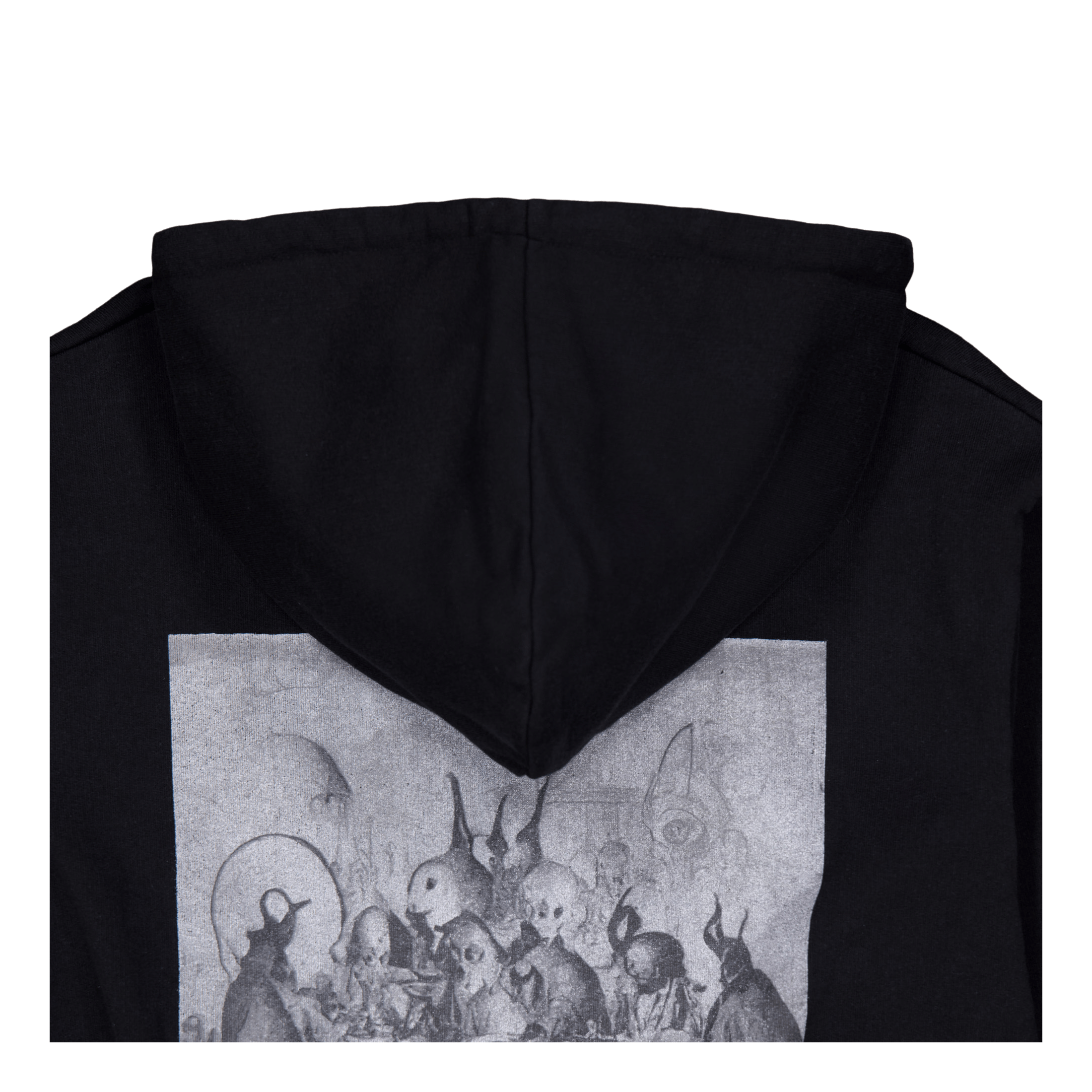 Han Kjobenhavn Supper Cropped Relaxed Hoodie Black