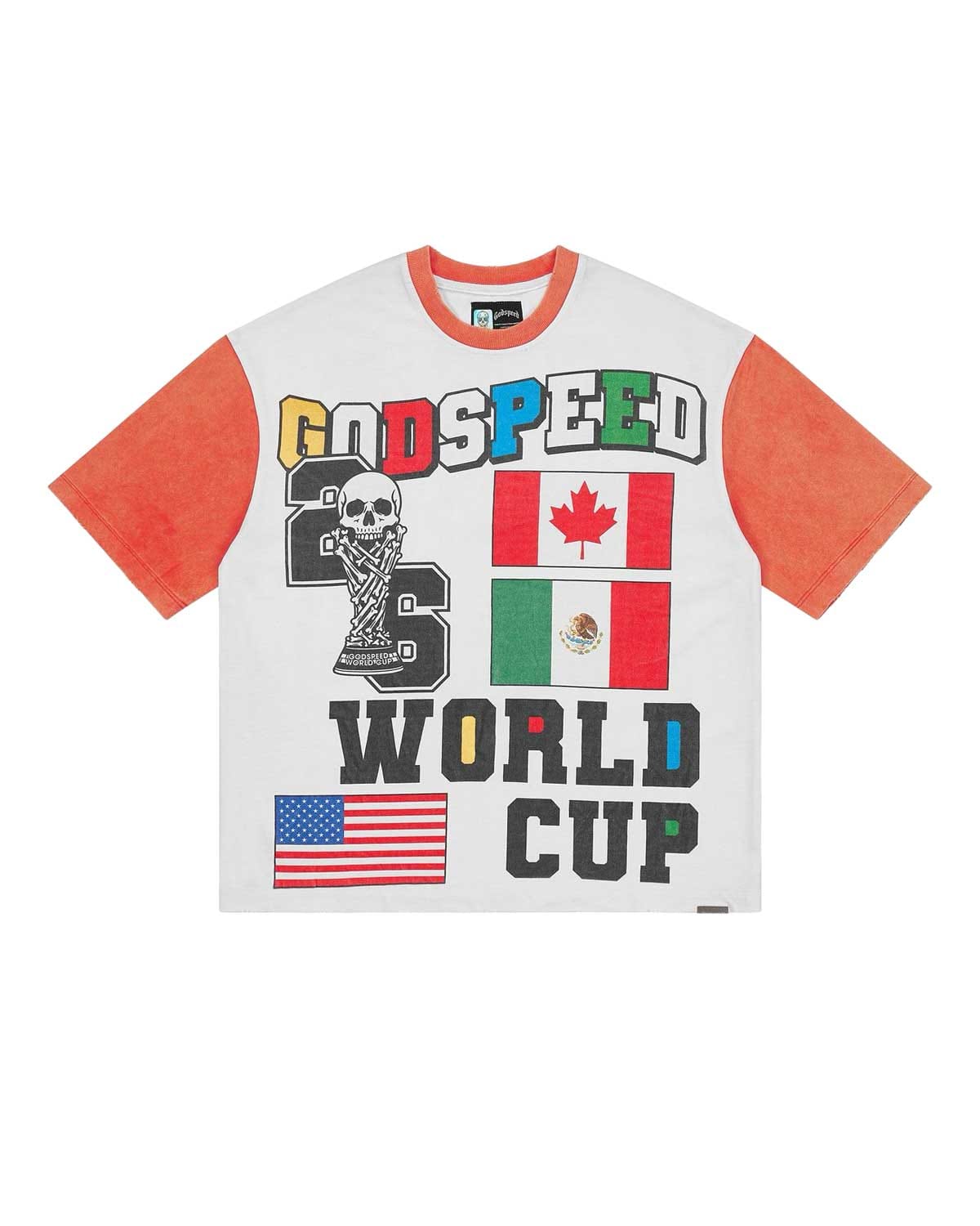 Godspeed '26 GSWC Vintage T-Shirt White/Red